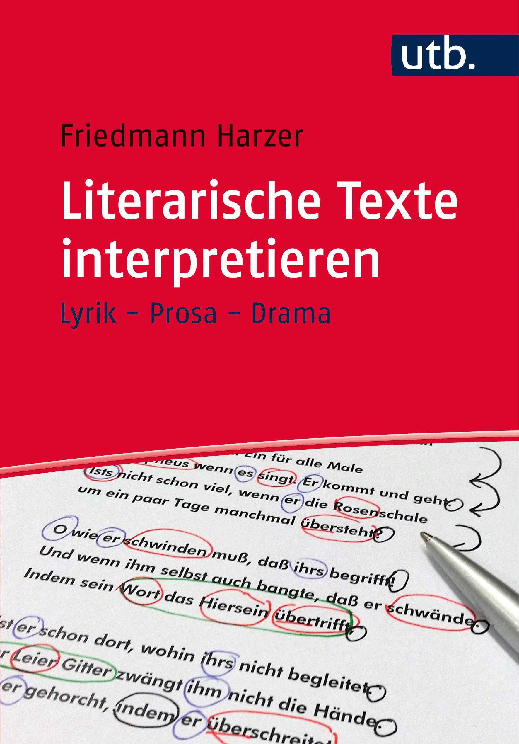 Vorderes Coverbild Literarische Texte interpretieren