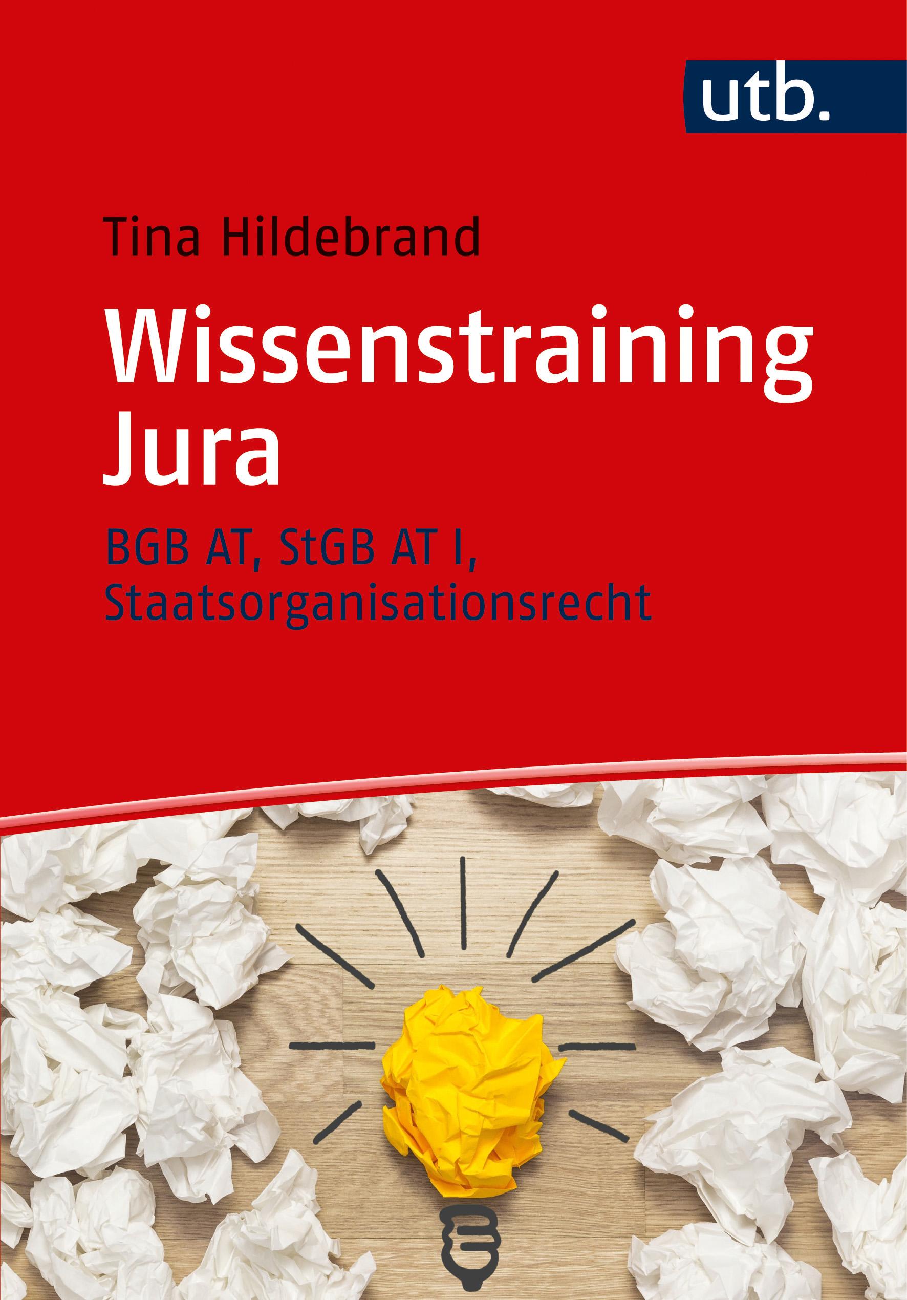 Vorderes Coverbild Wissenstraining Jura