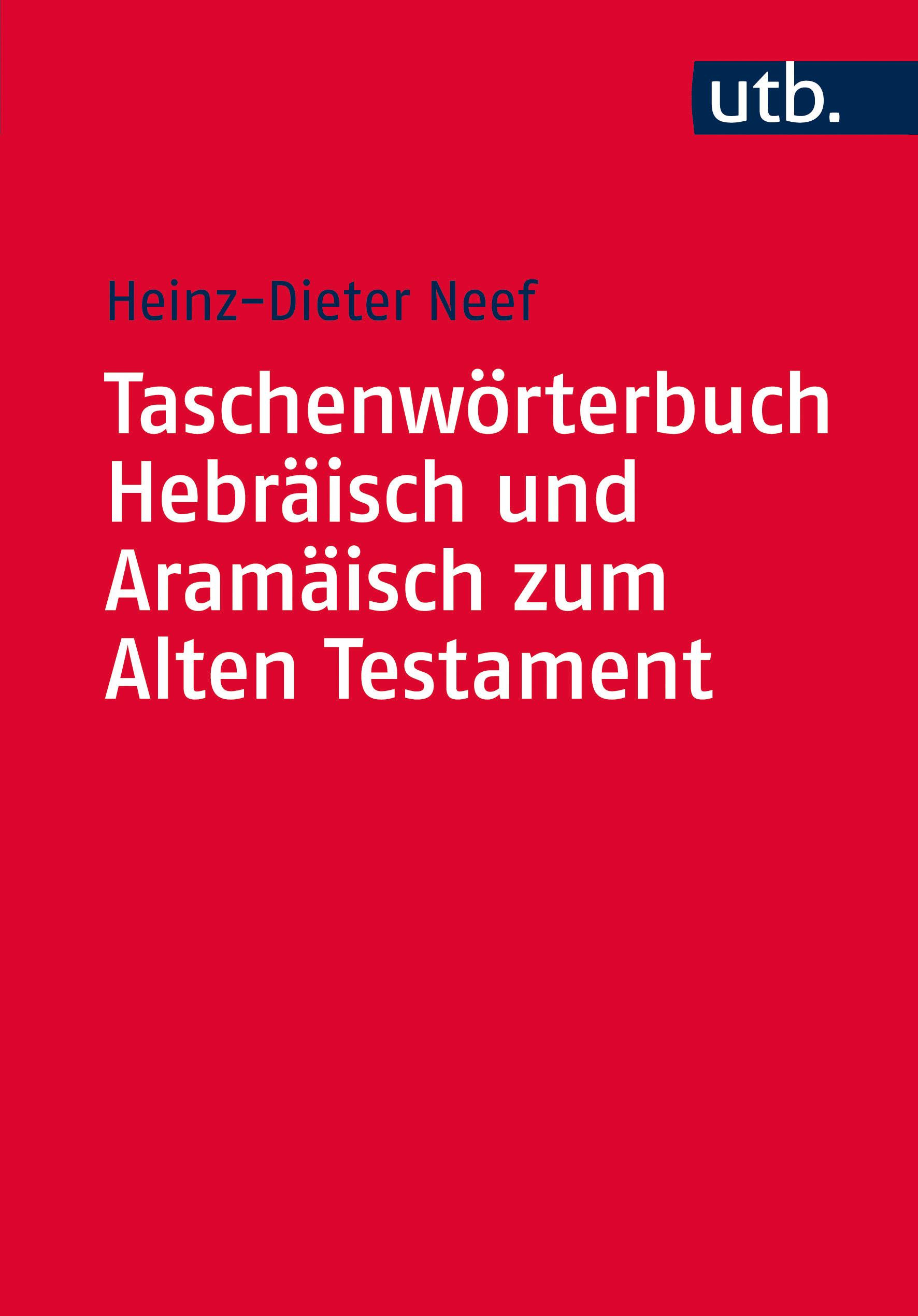 Vorderes Coverbild Taschenwörterbuch Hebräisch und Aramäisch zum Alten Testament