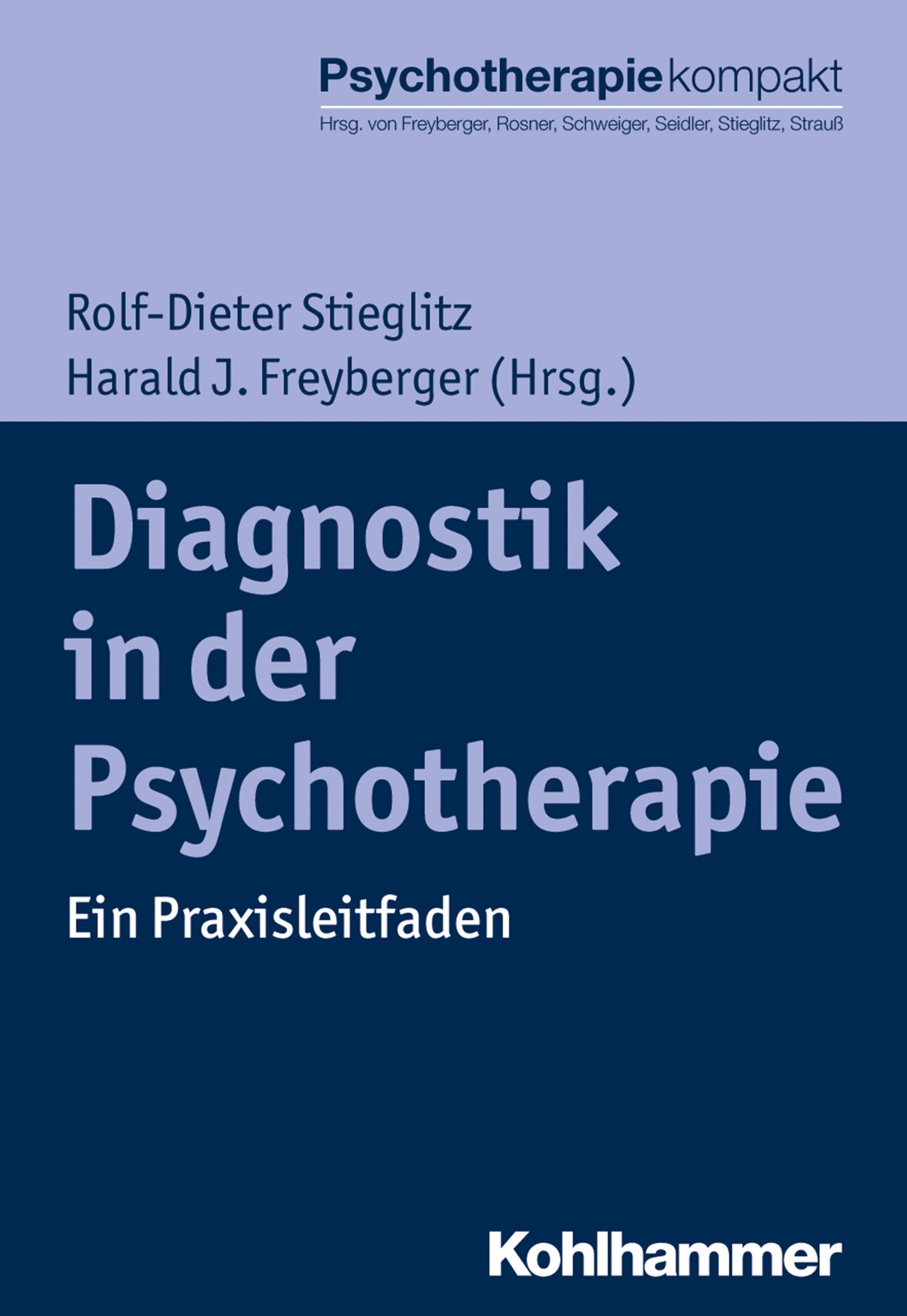 Vorderes Coverbild Diagnostik in der Psychotherapie