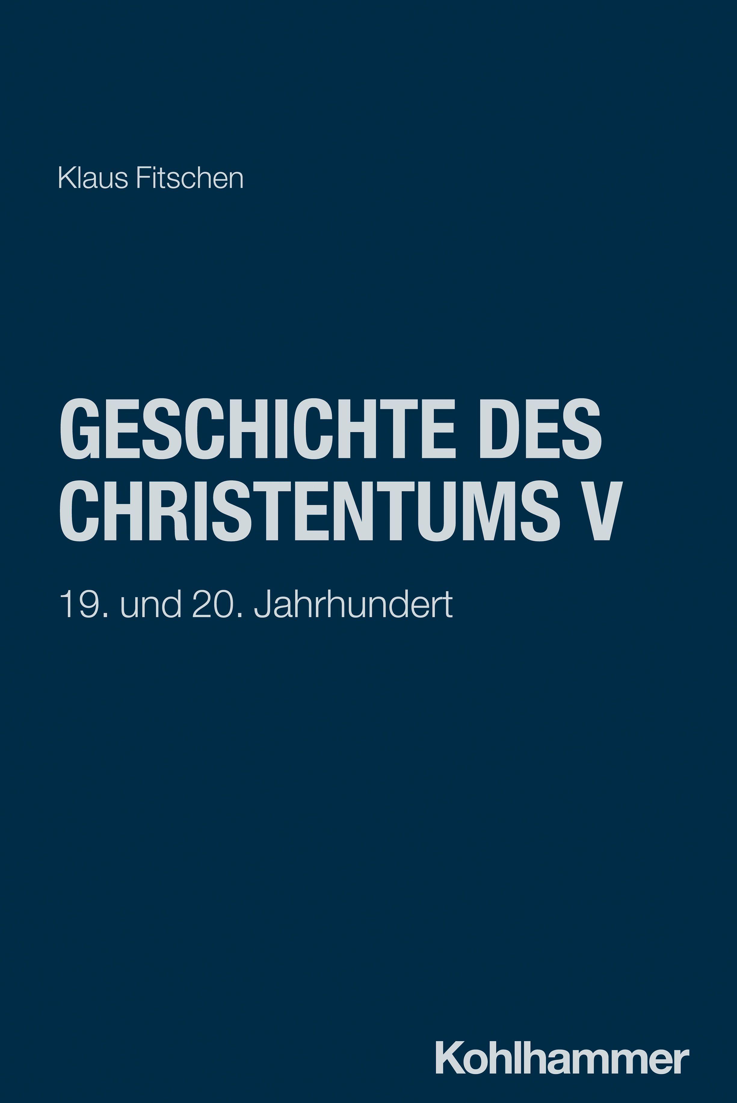 Vorderes Coverbild Geschichte des Christentums V