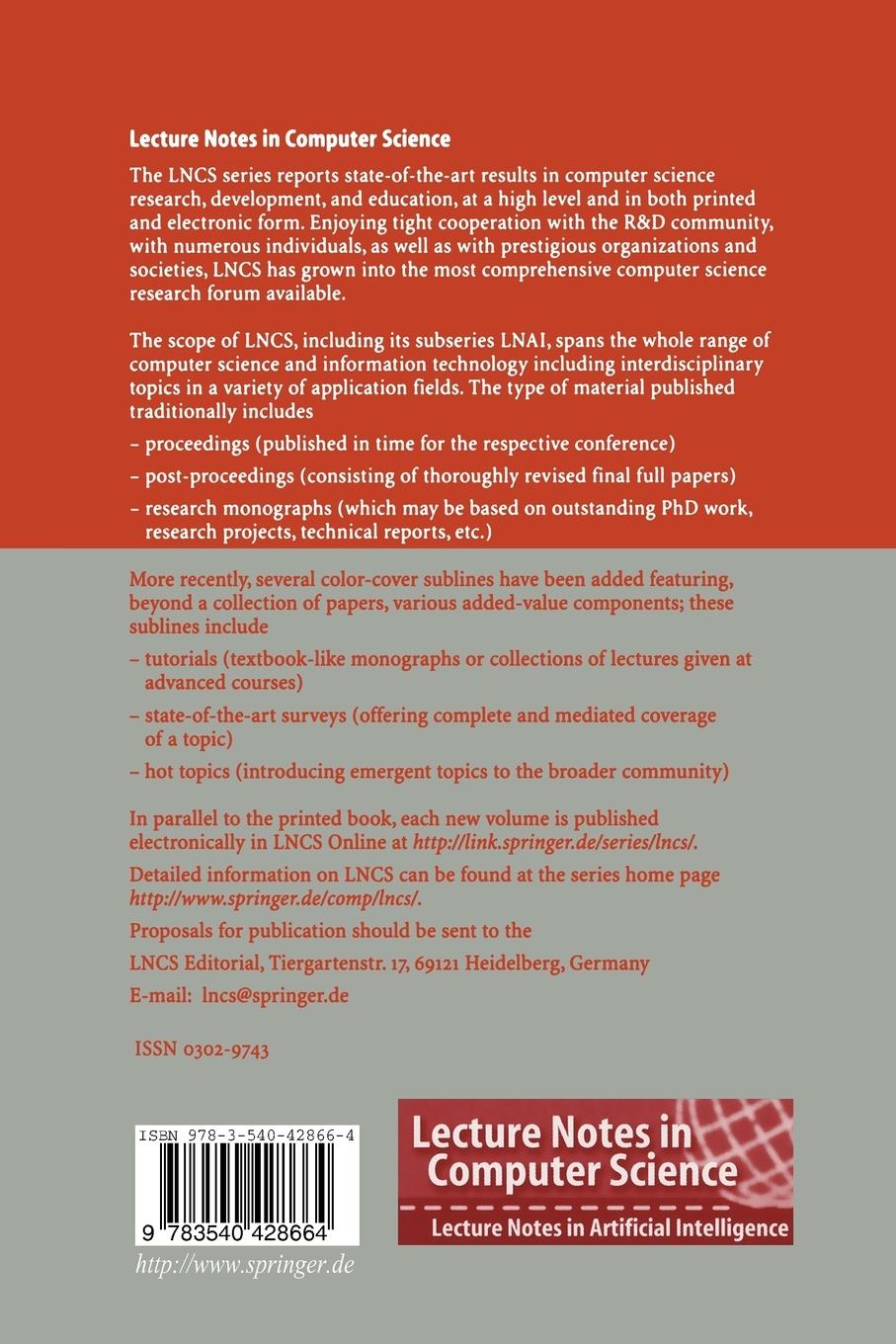 Rückseitencover Conceptual Modeling - ER 2001