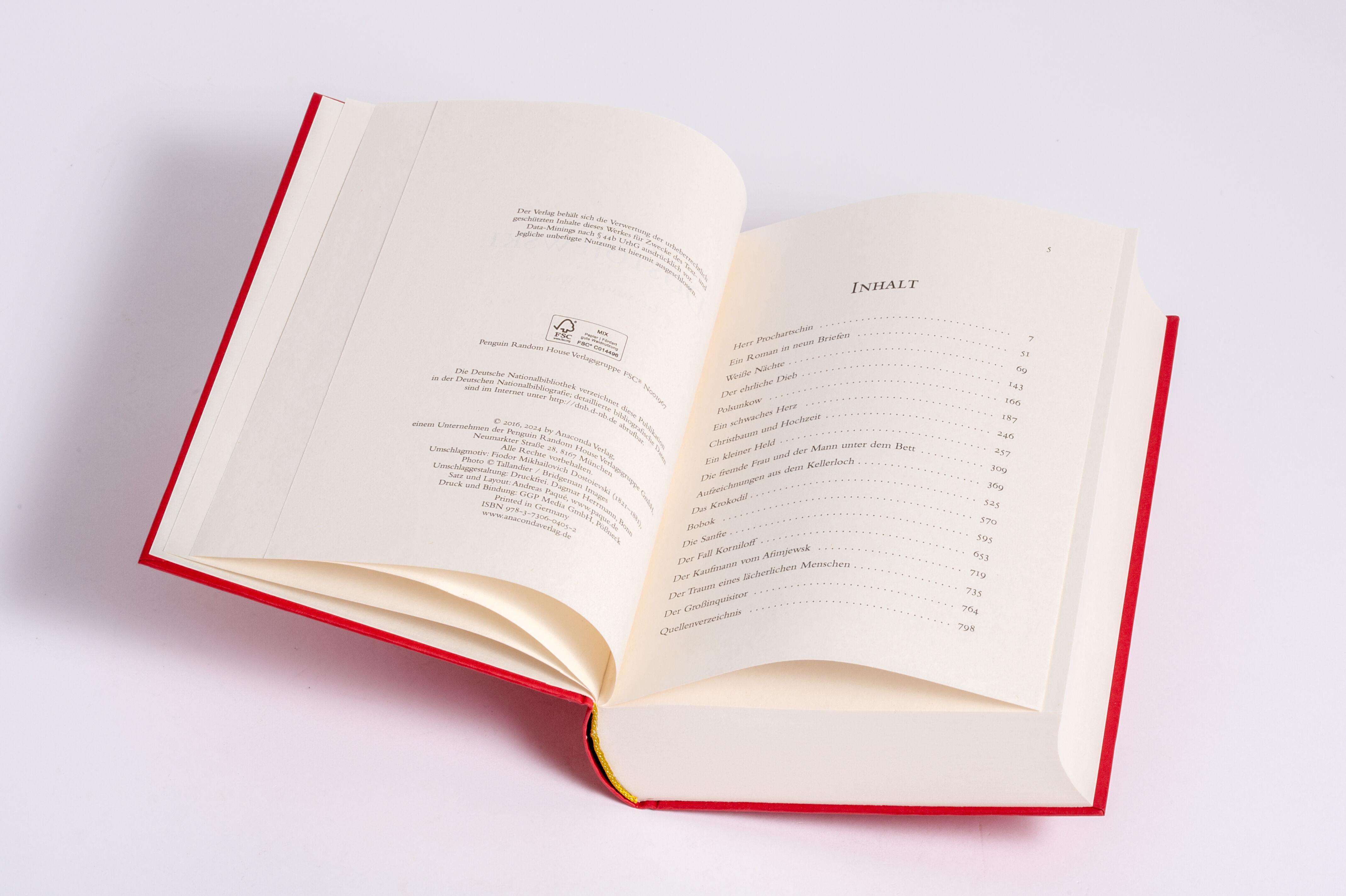 Beispielinhalt (Bild) Gesammelte Werke. Die Erzählungen (Leinen-Ausgabe mit Goldprägung)