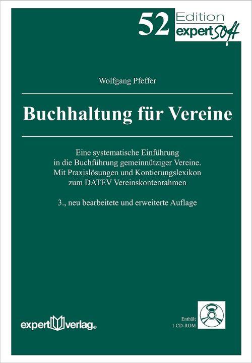 Vorderes Coverbild Buchhaltung für Vereine