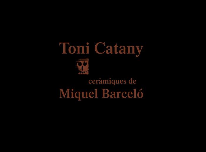 Vorderes Coverbild Toni Catany : ceràmiques de Miquel Barceló