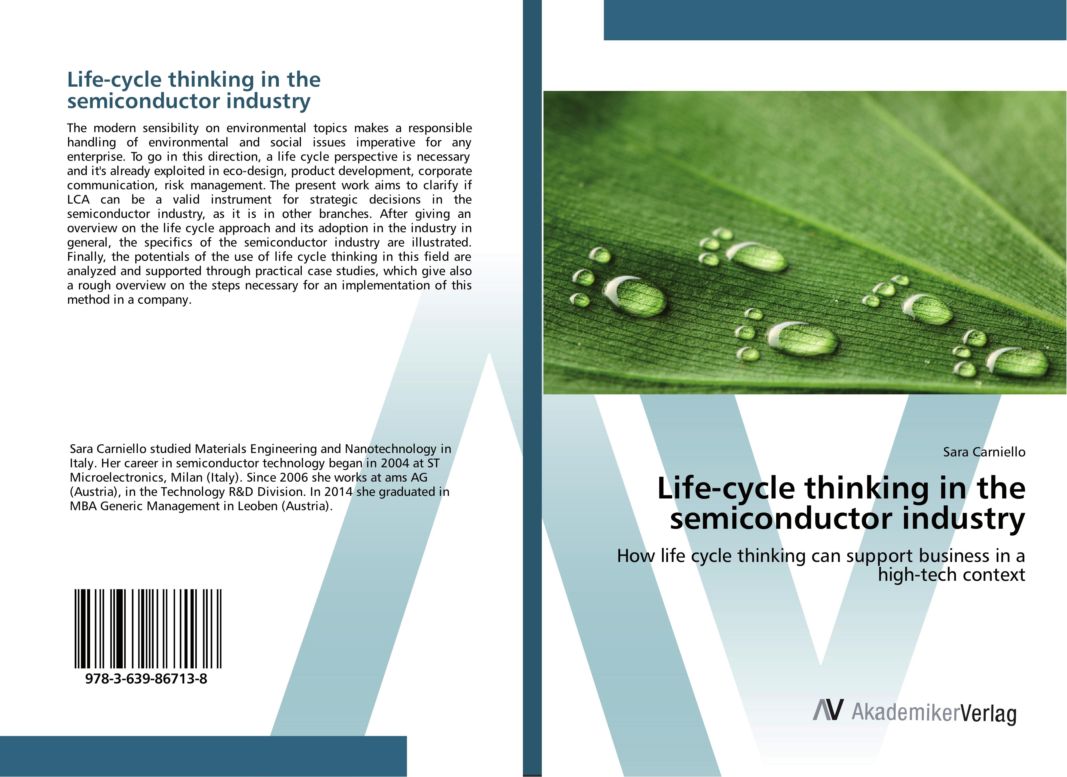 Vorderes Coverbild Life-cycle thinking in the semiconductor industry