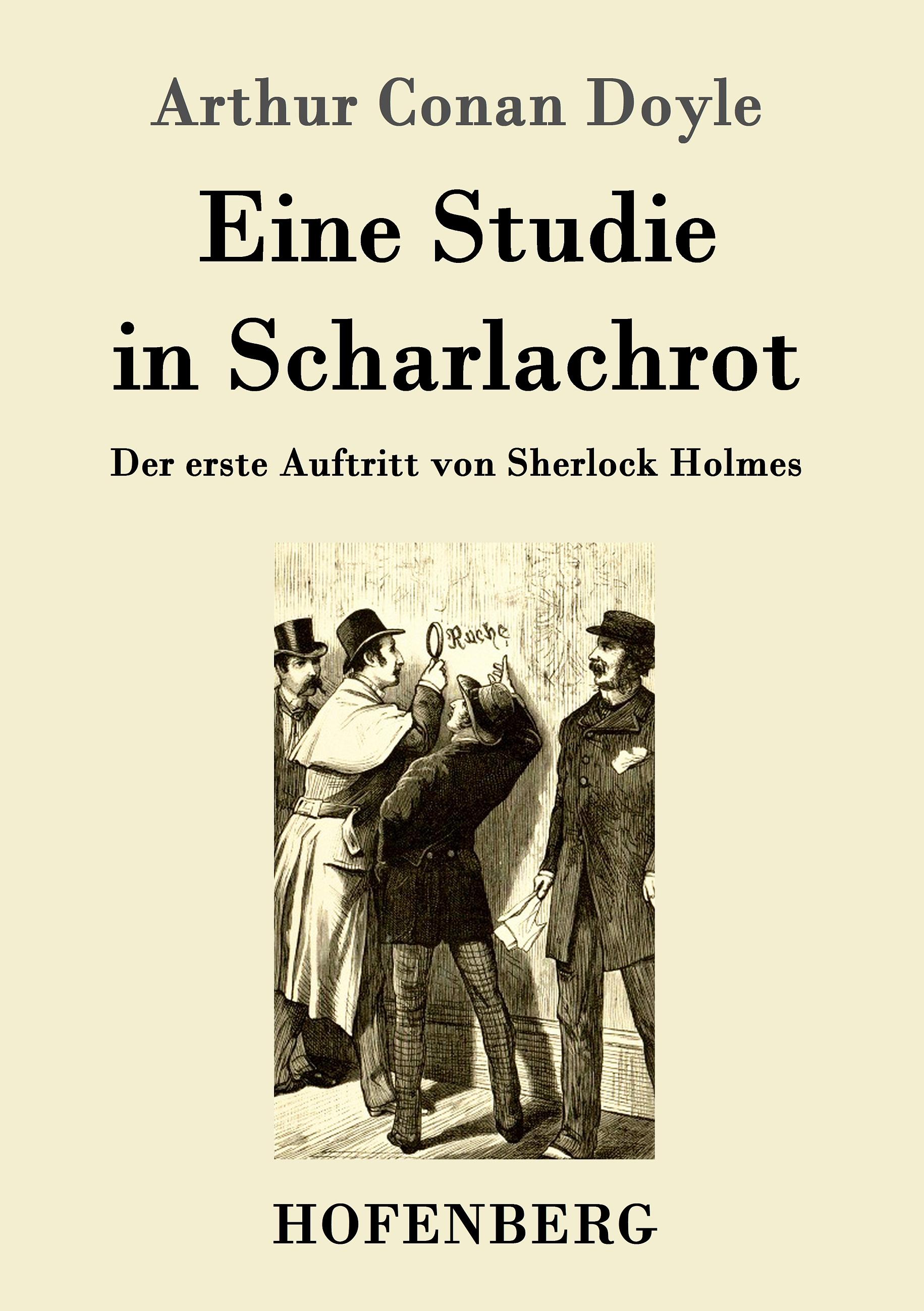Vorderes Coverbild Eine Studie in Scharlachrot