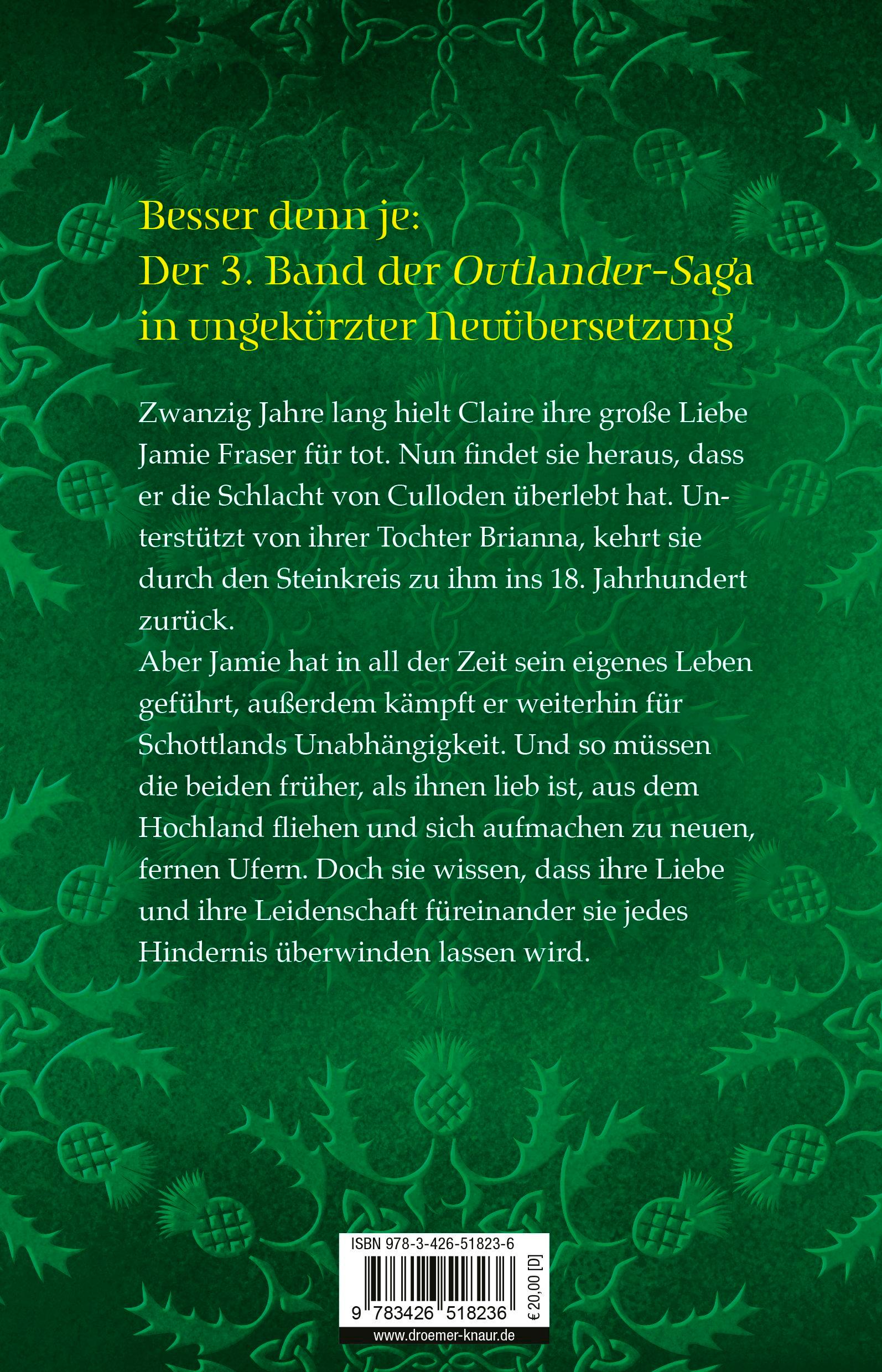 Rückseitencover Outlander - Ferne Ufer