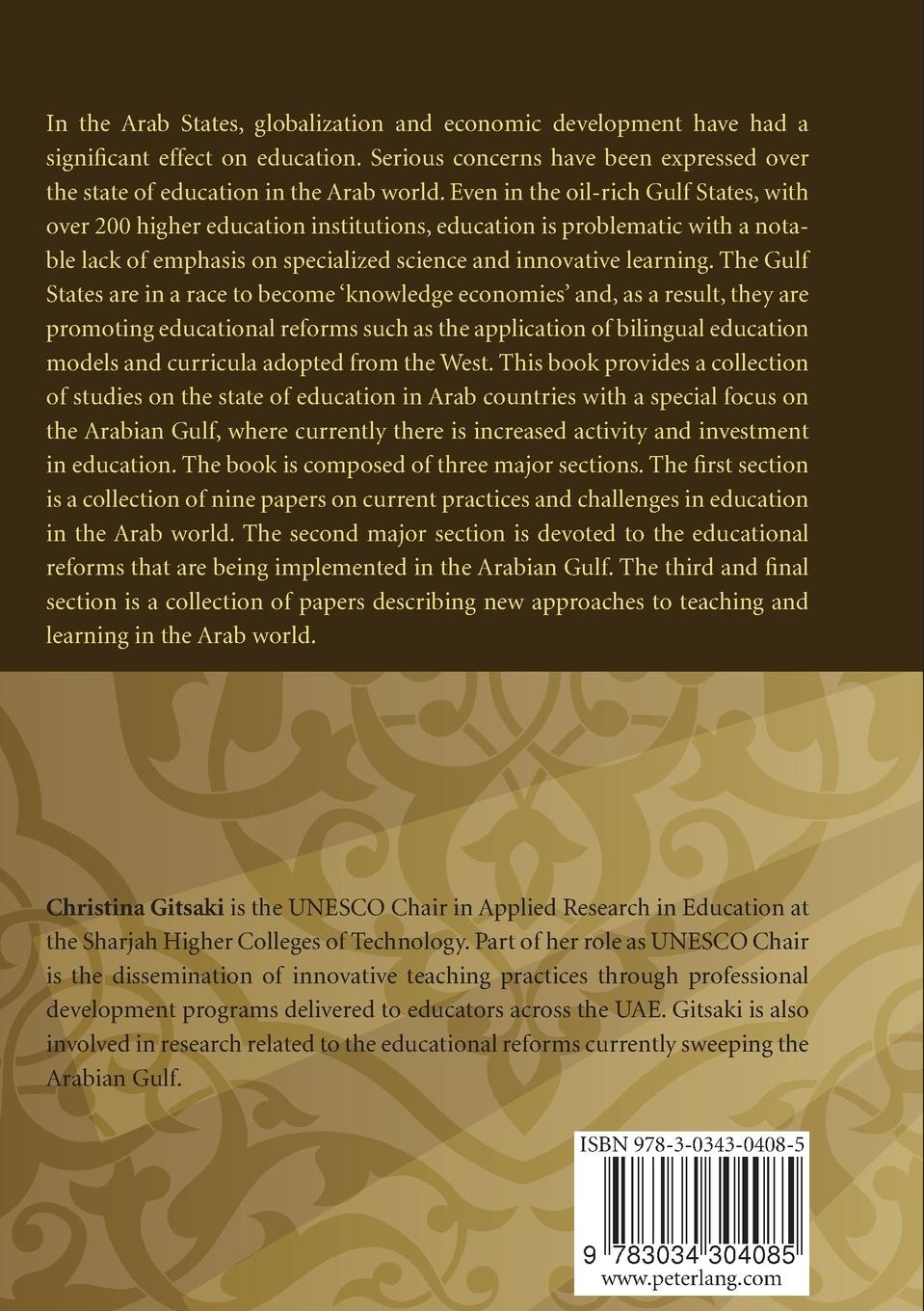 Rückseitencover Teaching and Learning in the Arab World