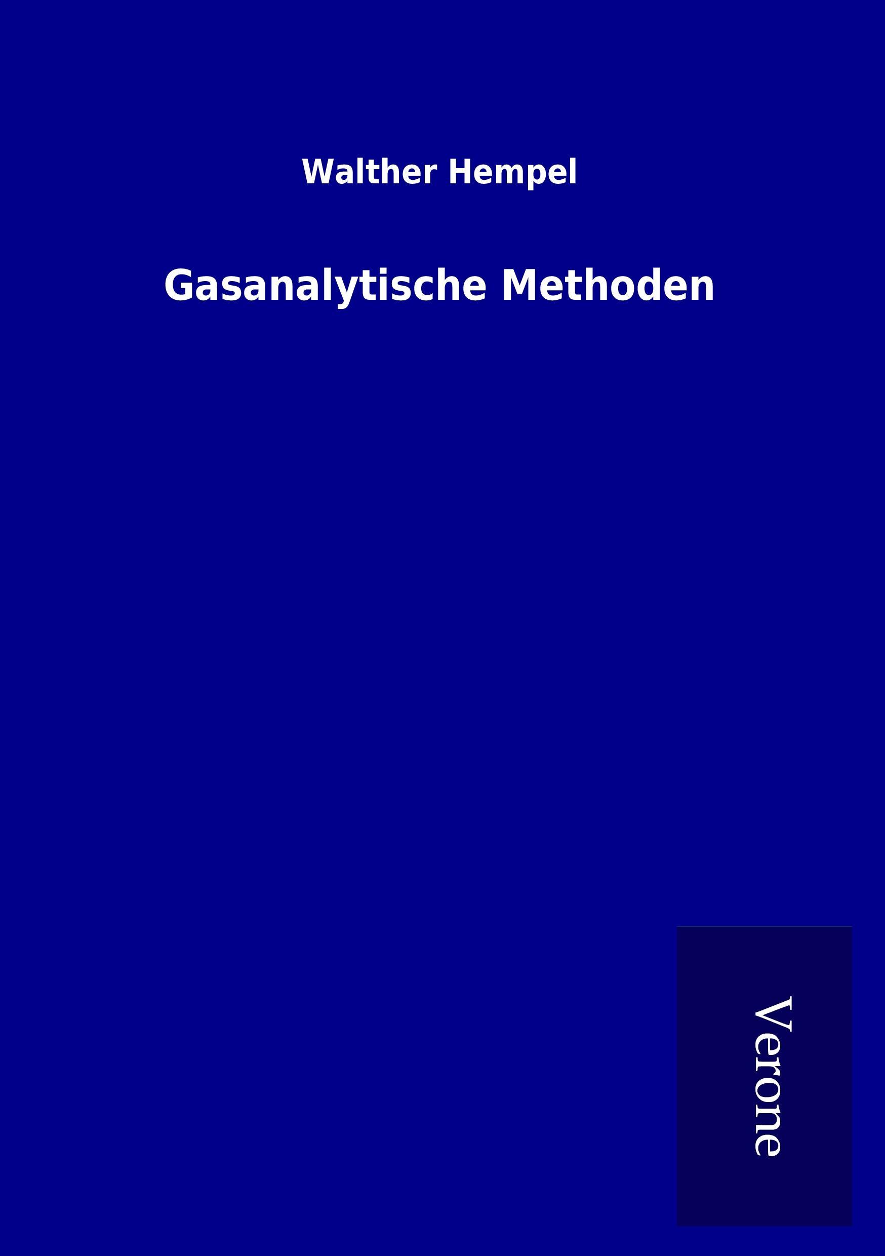 Vorderes Coverbild Gasanalytische Methoden