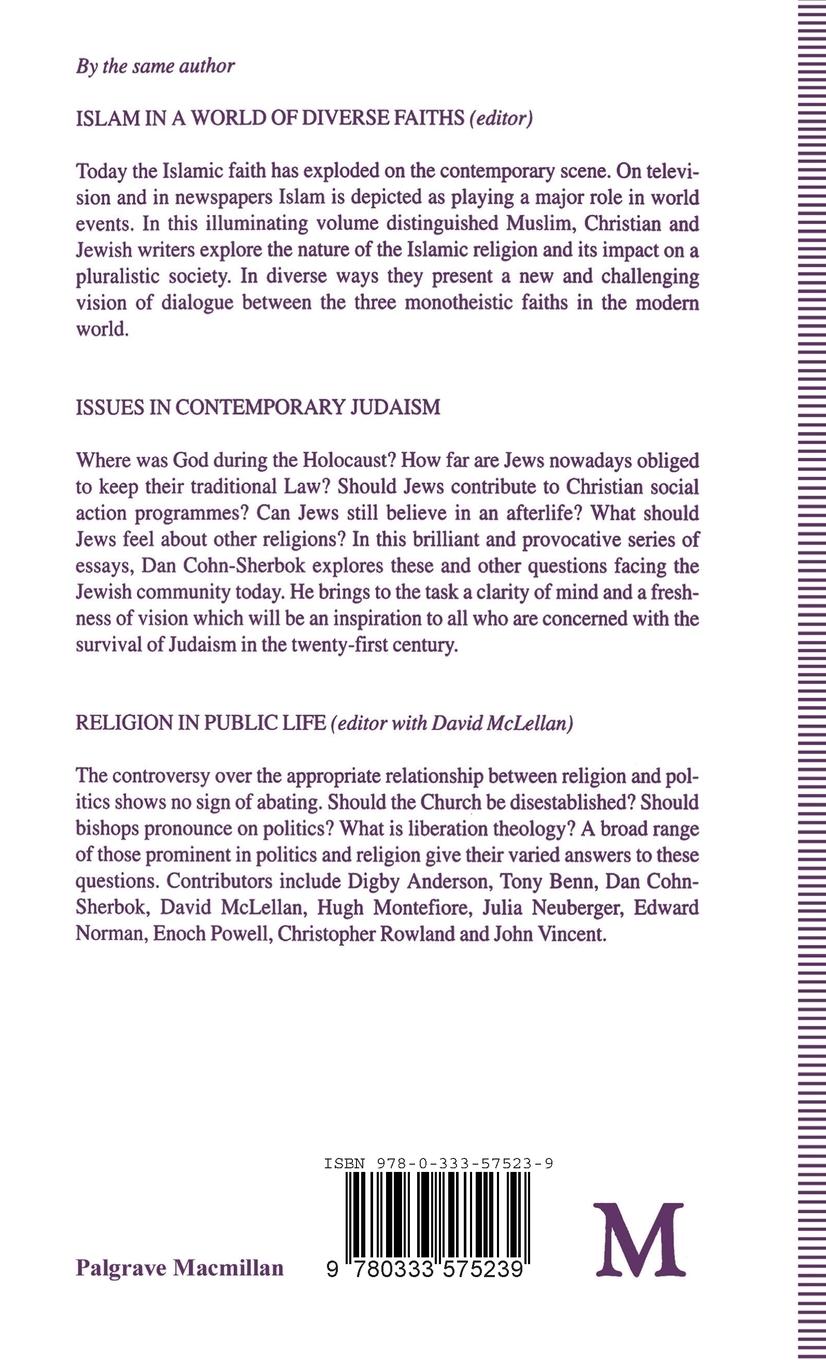 Rückseitencover Judaism and Other Faiths