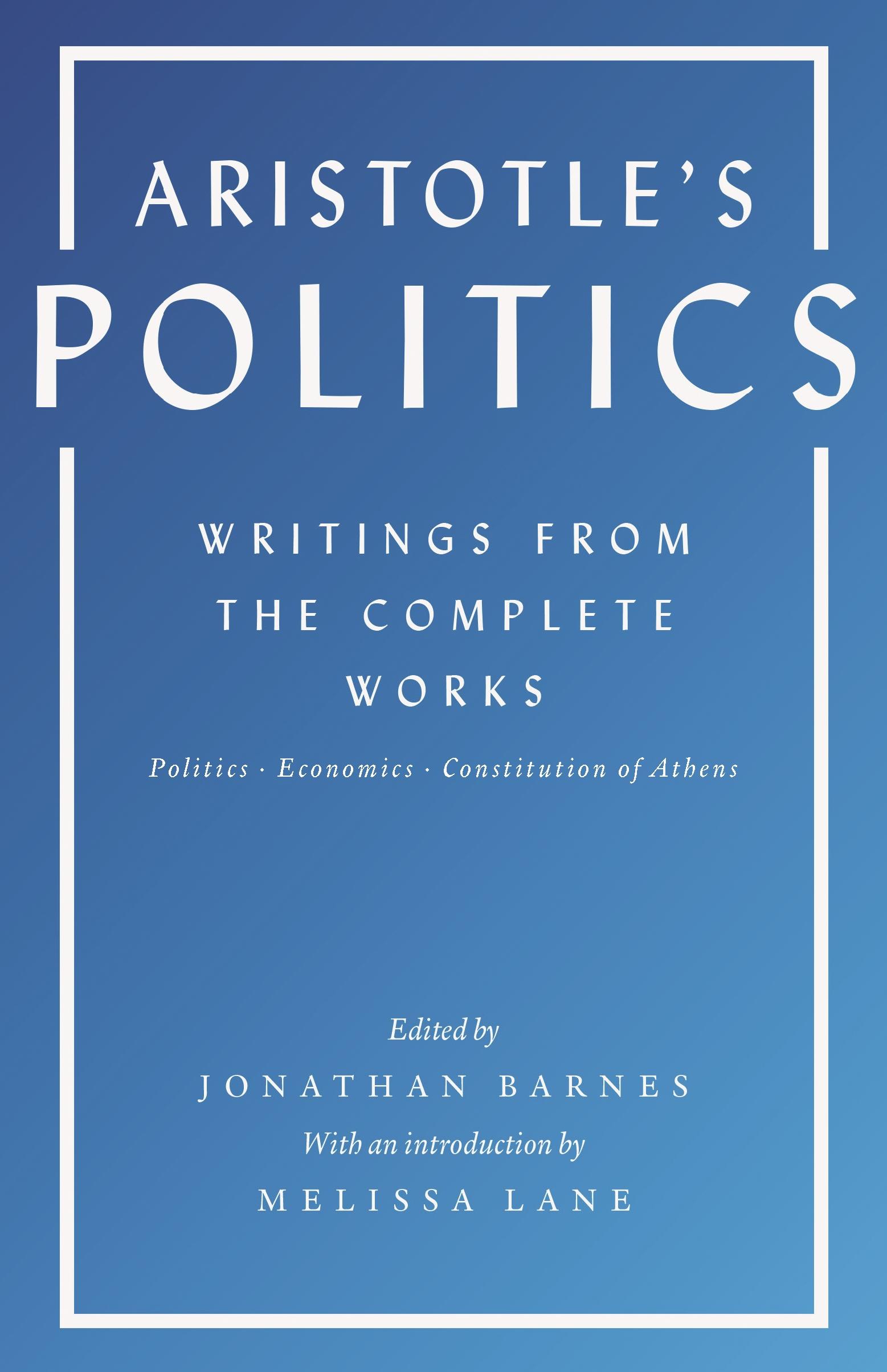 Vorderes Coverbild Aristotle's Politics