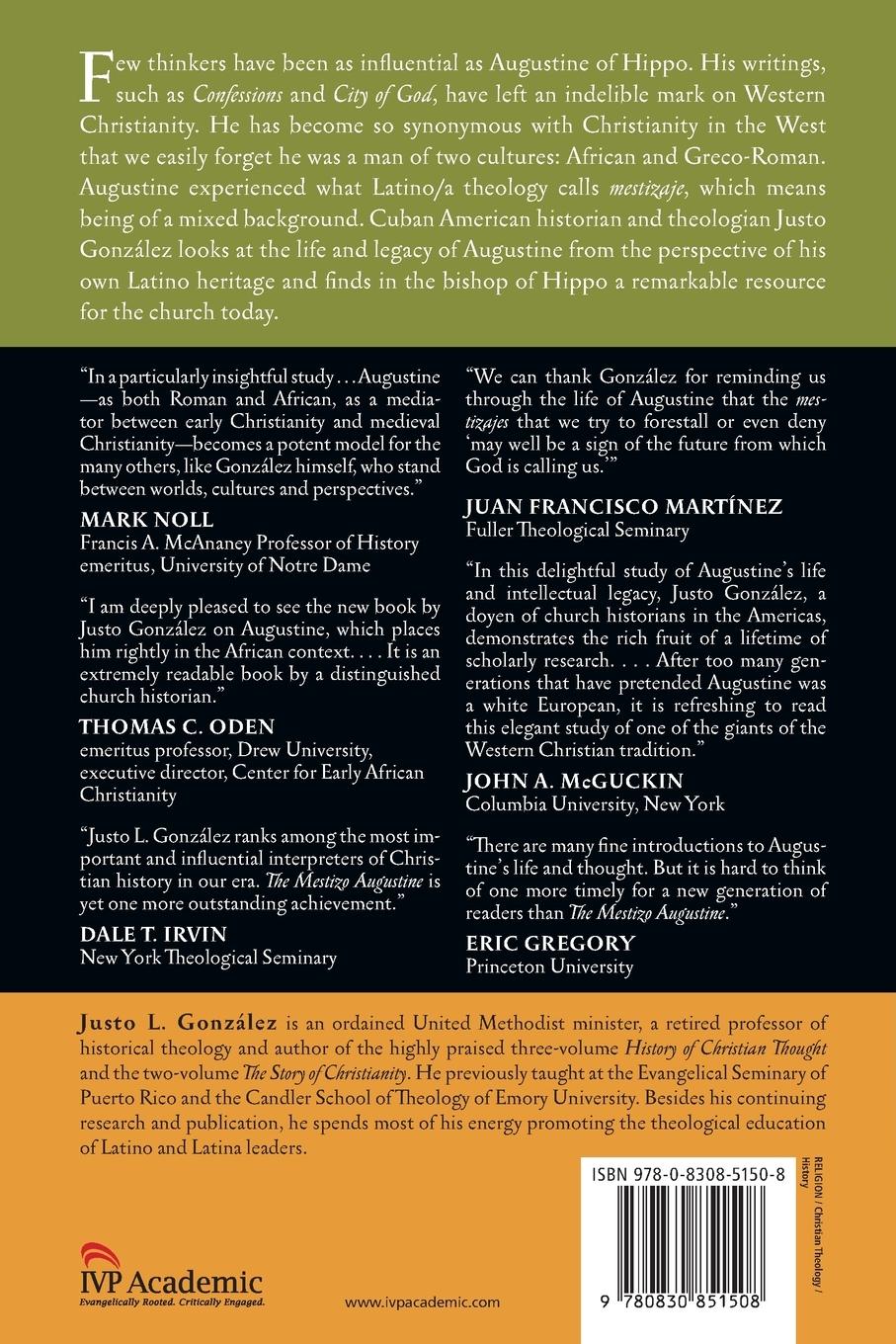 Rückseitencover The Mestizo Augustine