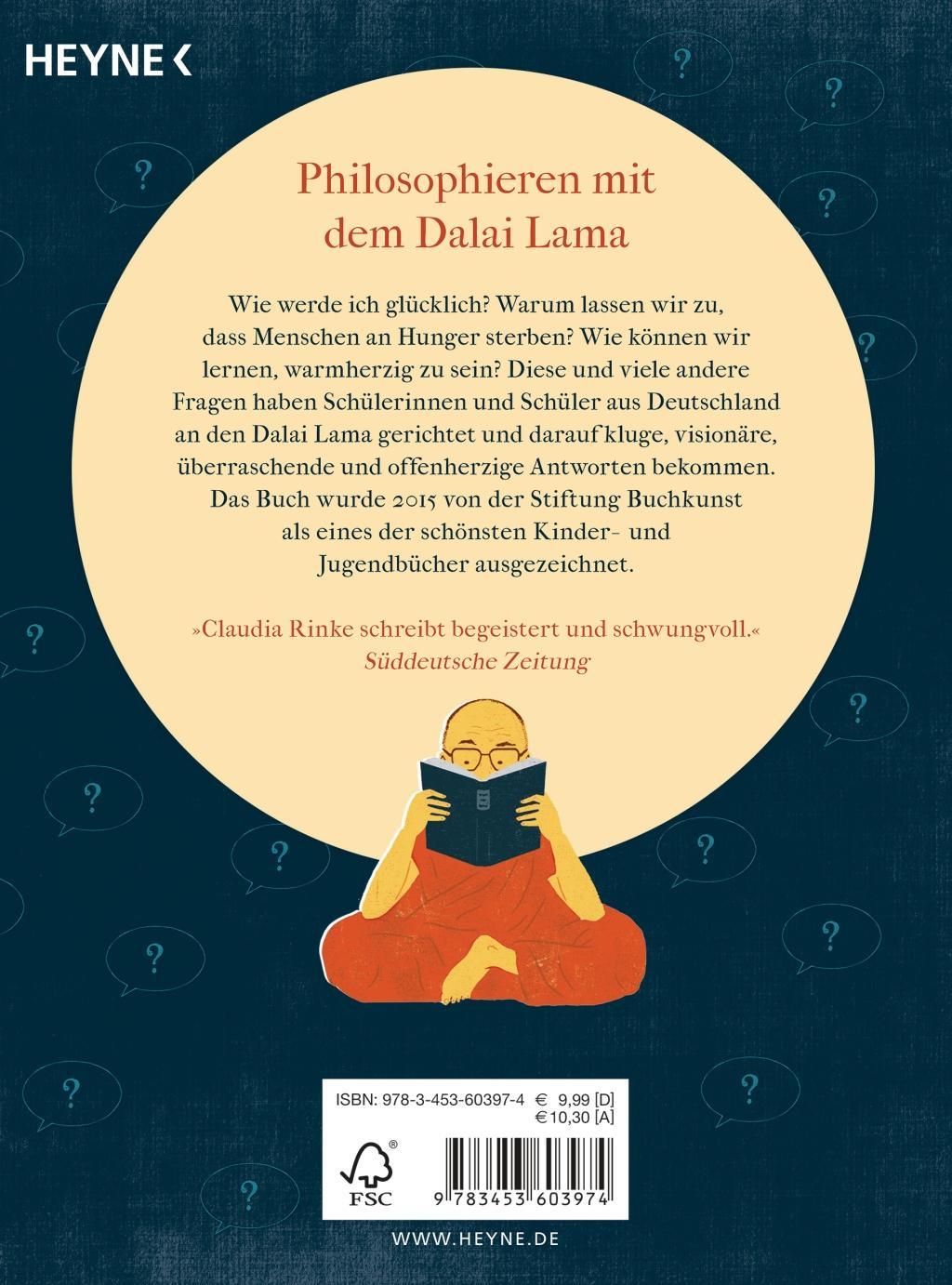 Beispielinhalt (Bild) Kinder sprechen mit dem Dalai Lama