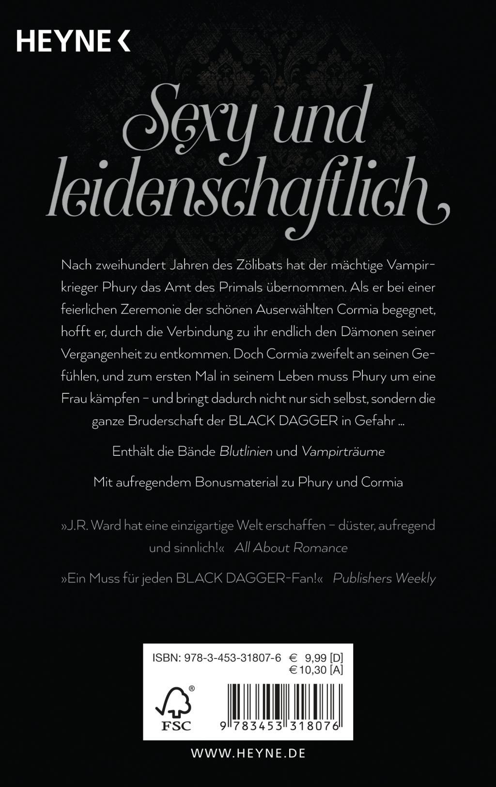 Beispielinhalt (Bild) Black Dagger - Phury & Cormia