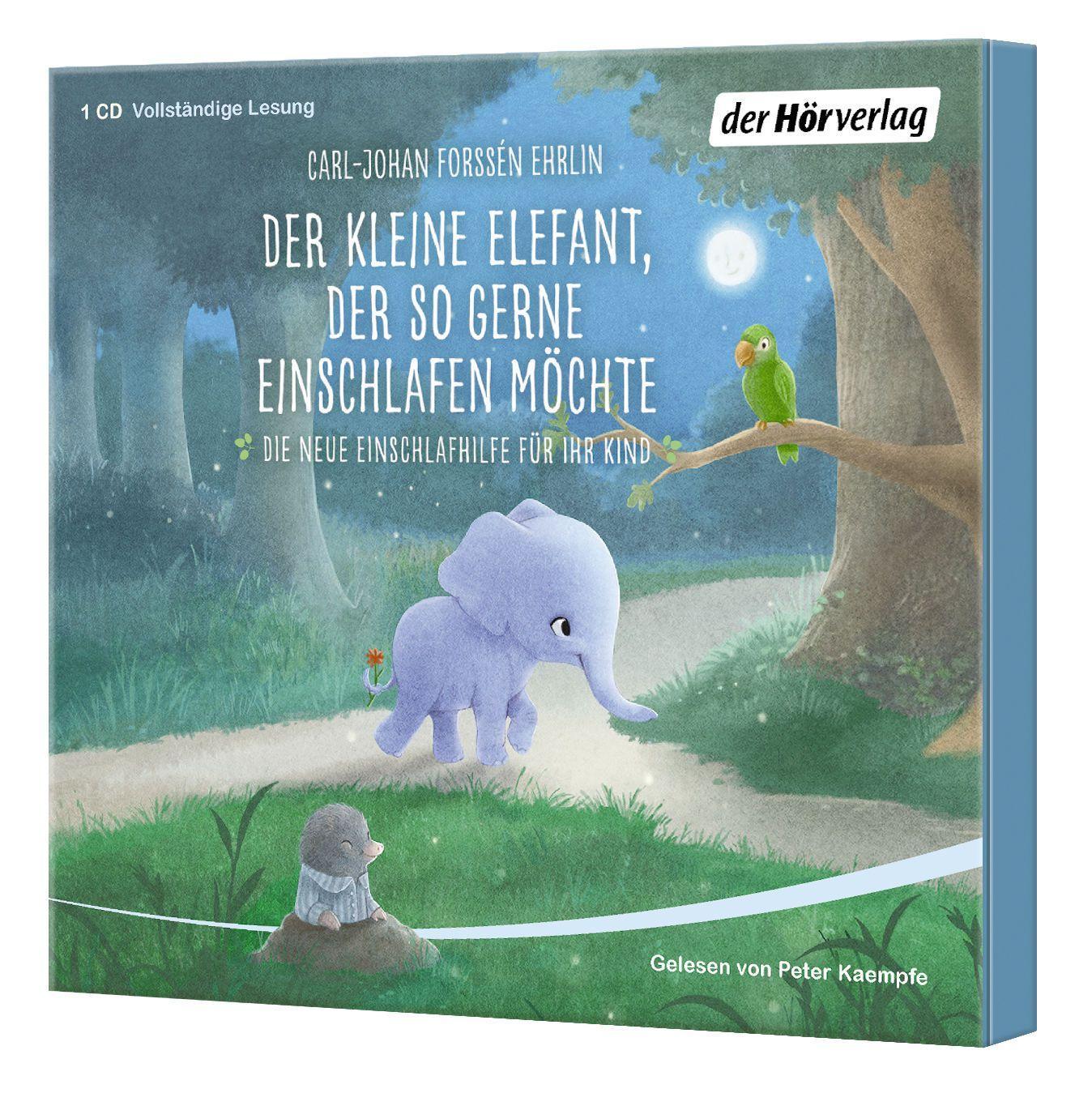Beispielinhalt (Bild) Der kleine Elefant, der so gerne einschlafen möchte