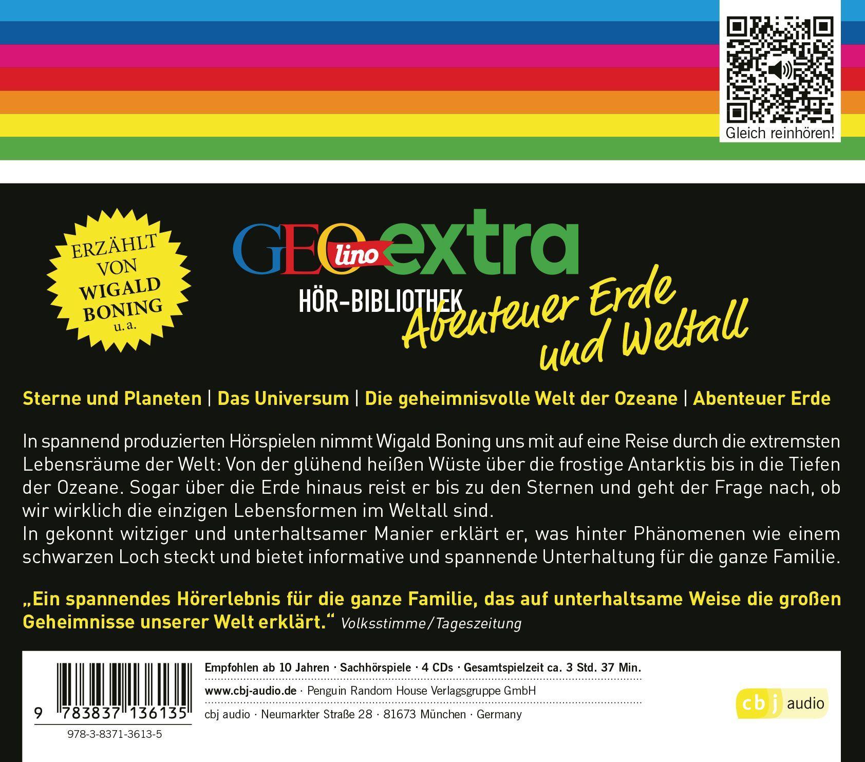 Beispielinhalt (Bild) GEOlino extra Hör-Bibliothek - Abenteuer Erde und Weltall