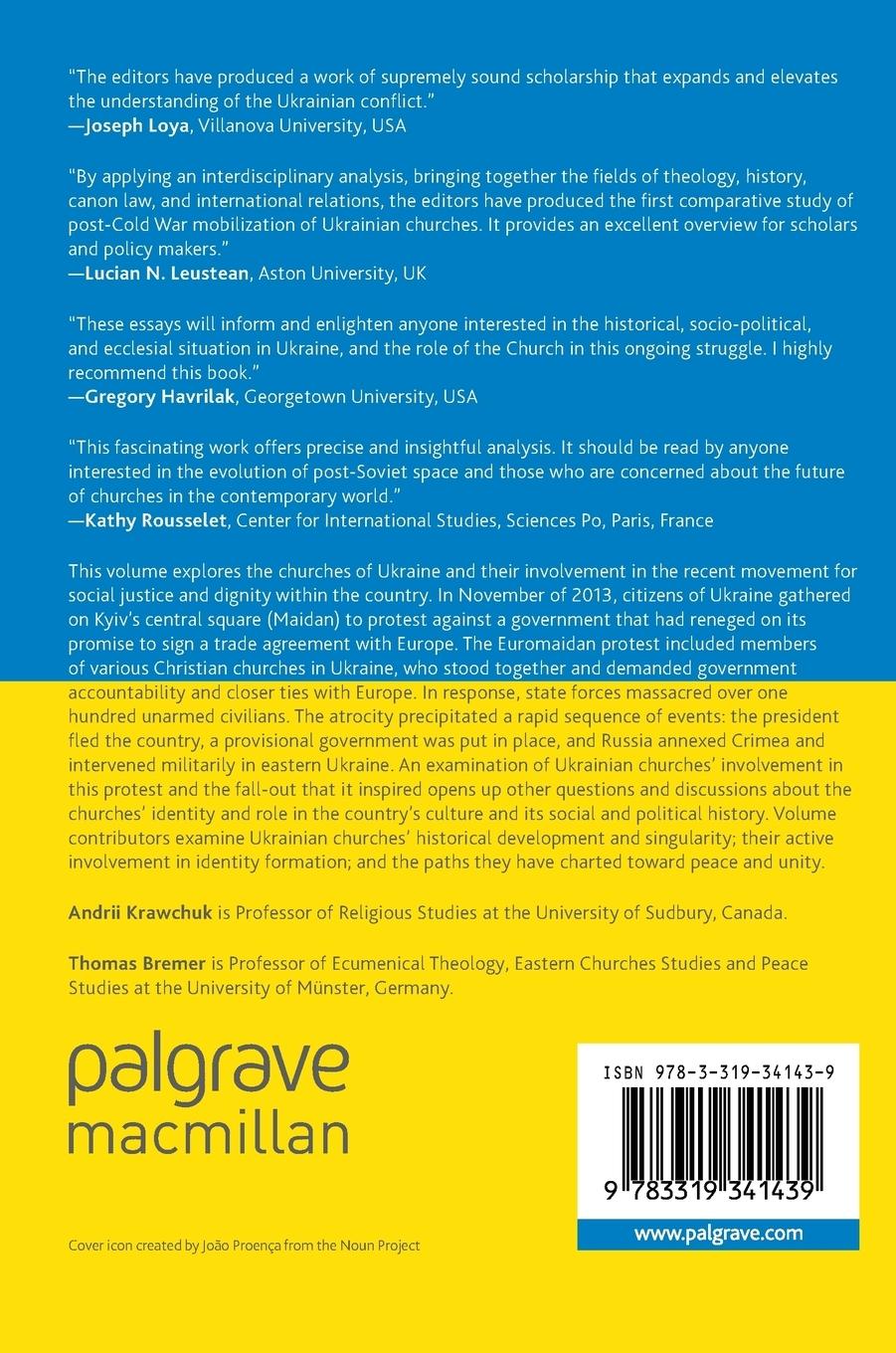 Rückseitencover Churches in the Ukrainian Crisis