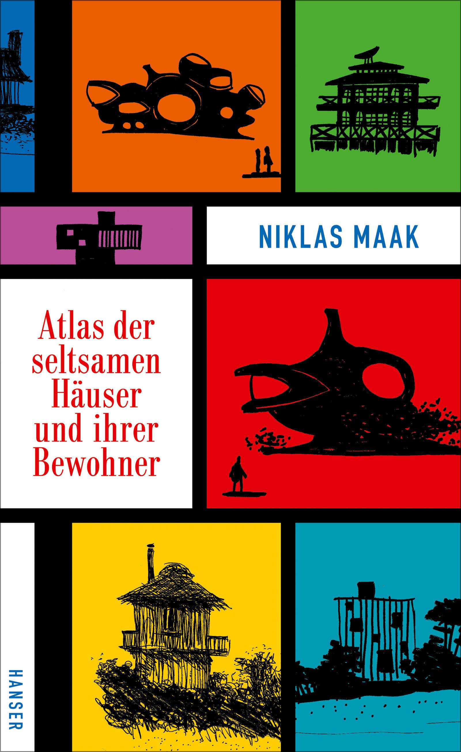 Vorderes Coverbild Atlas der seltsamen Häuser und ihrer Bewohner