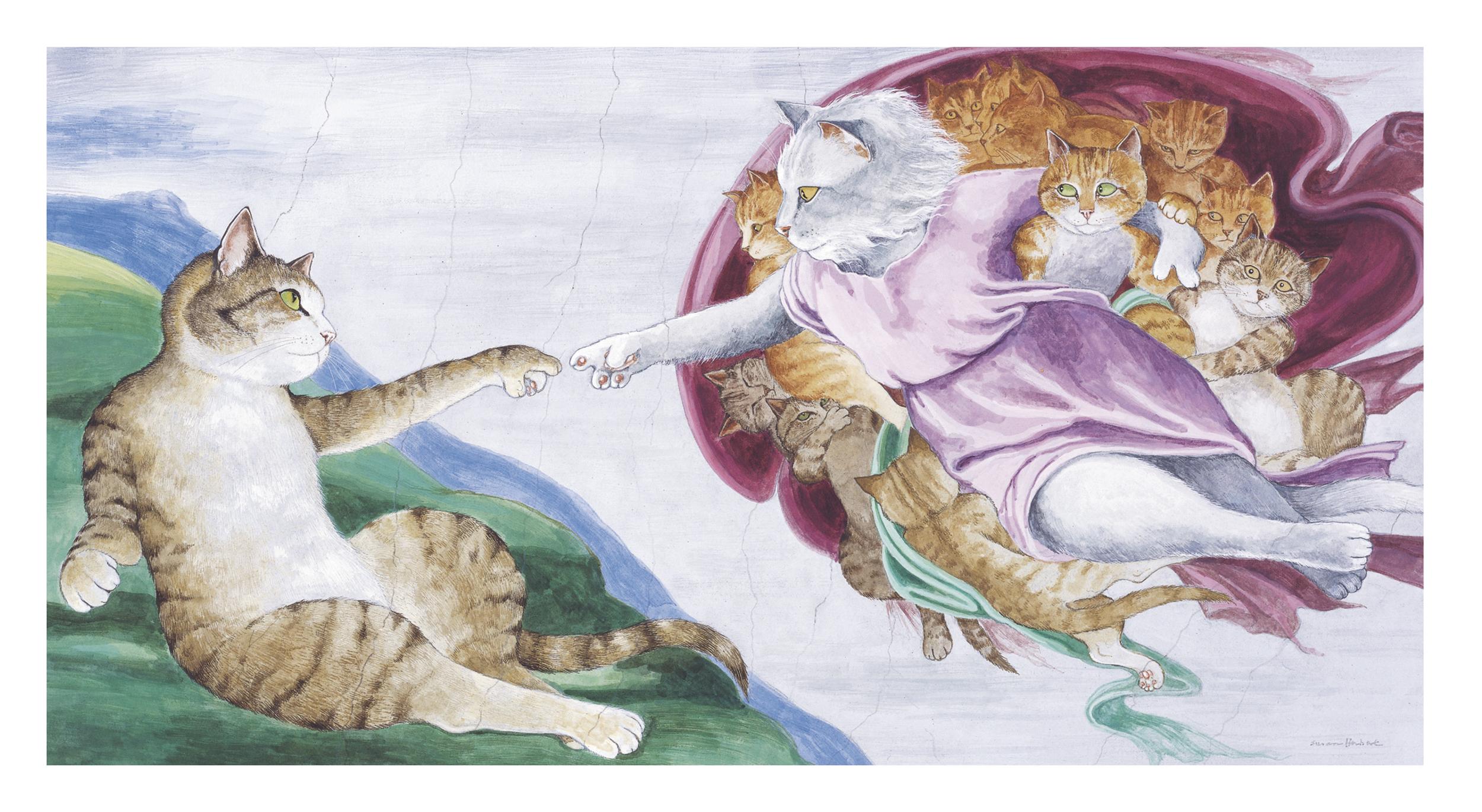 Beispielinhalt (Bild) Katzenkunst