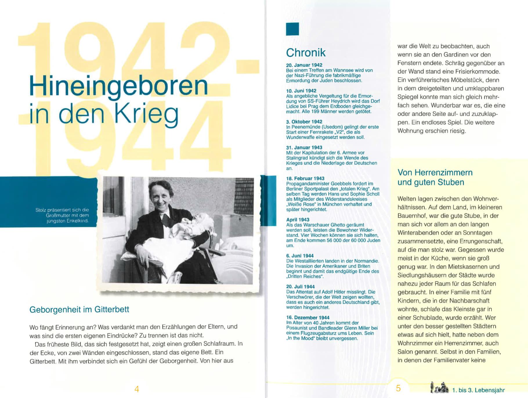 Beispielinhalt (Bild) Wir vom Jahrgang 1942 - Kindheit und Jugend