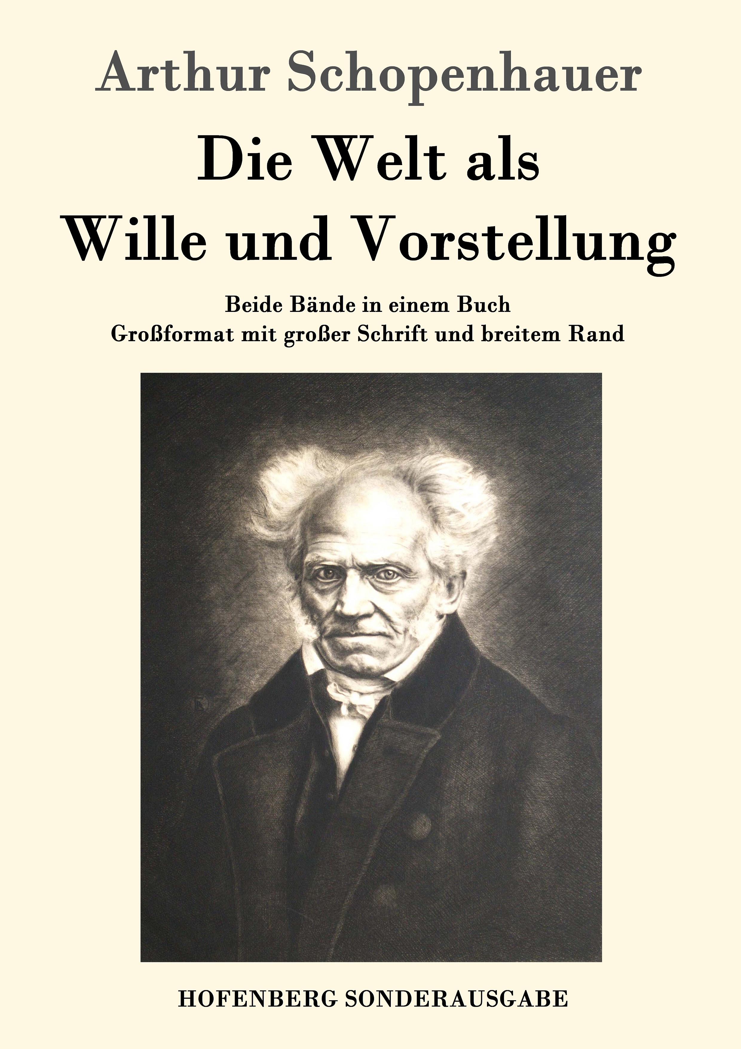 Vorderes Coverbild Die Welt als Wille und Vorstellung
