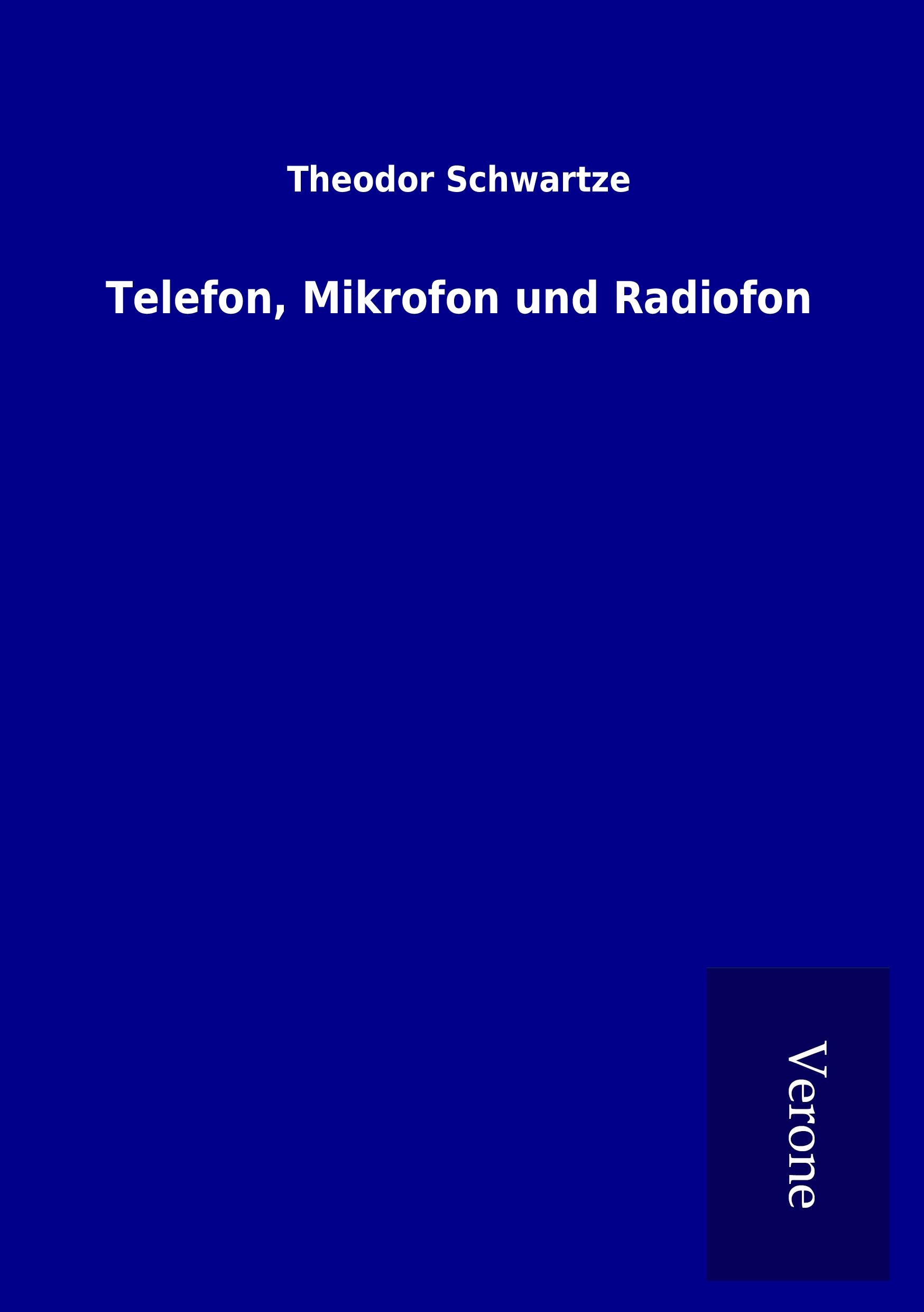 Vorderes Coverbild Telefon, Mikrofon und Radiofon
