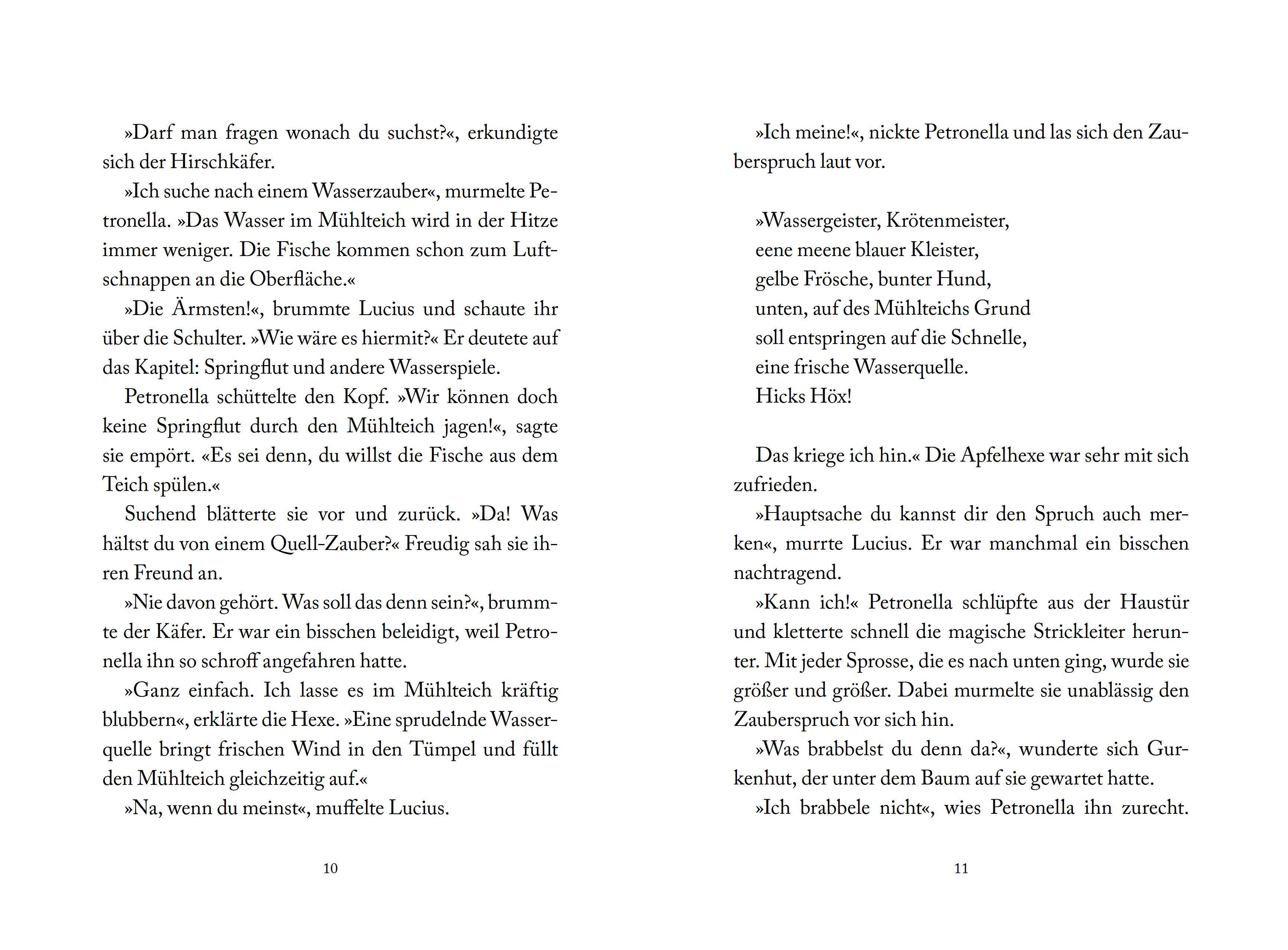 Beispielinhalt (Bild) Petronella Apfelmus 04 - Zauberhut und Bienenstich