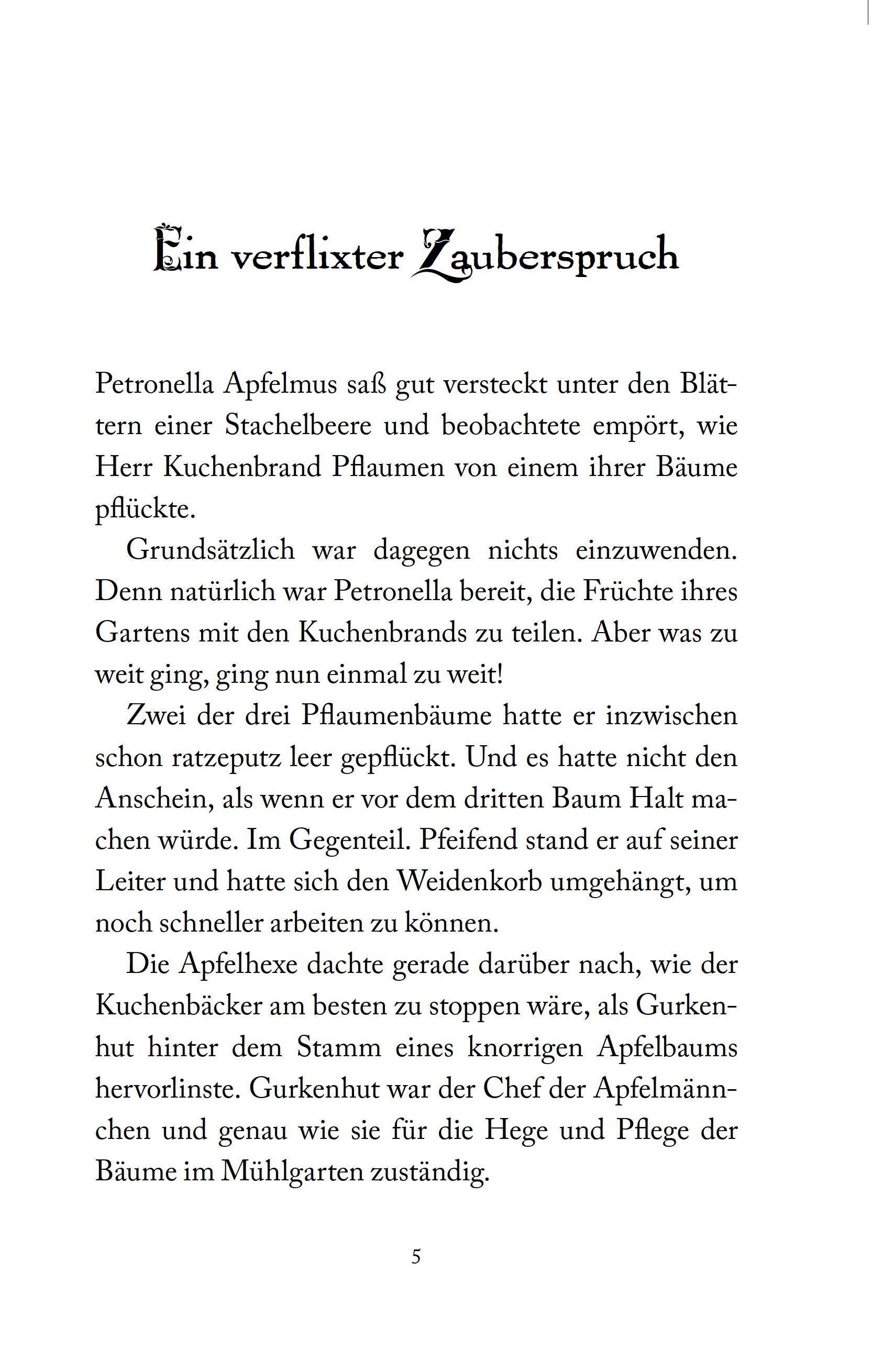 Beispielinhalt (Bild) Petronella Apfelmus 04 - Zauberhut und Bienenstich