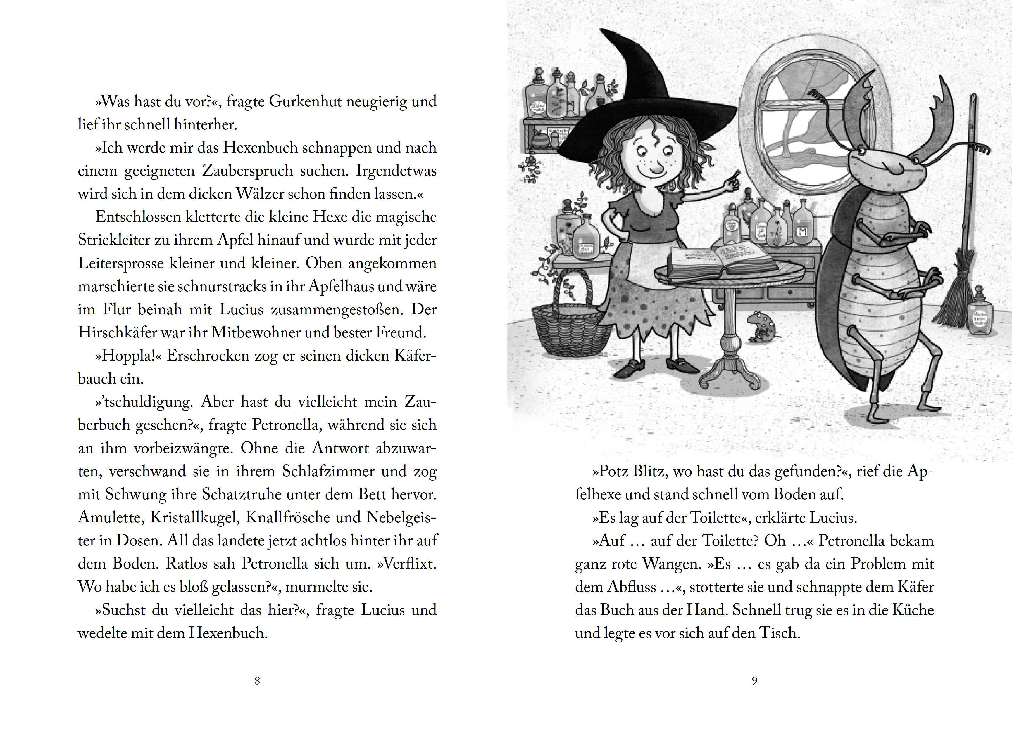 Beispielinhalt (Bild) Petronella Apfelmus 04 - Zauberhut und Bienenstich