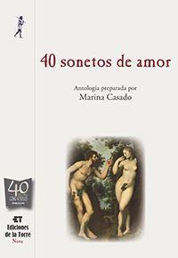 Vorderes Coverbild 40 sonetos de amor