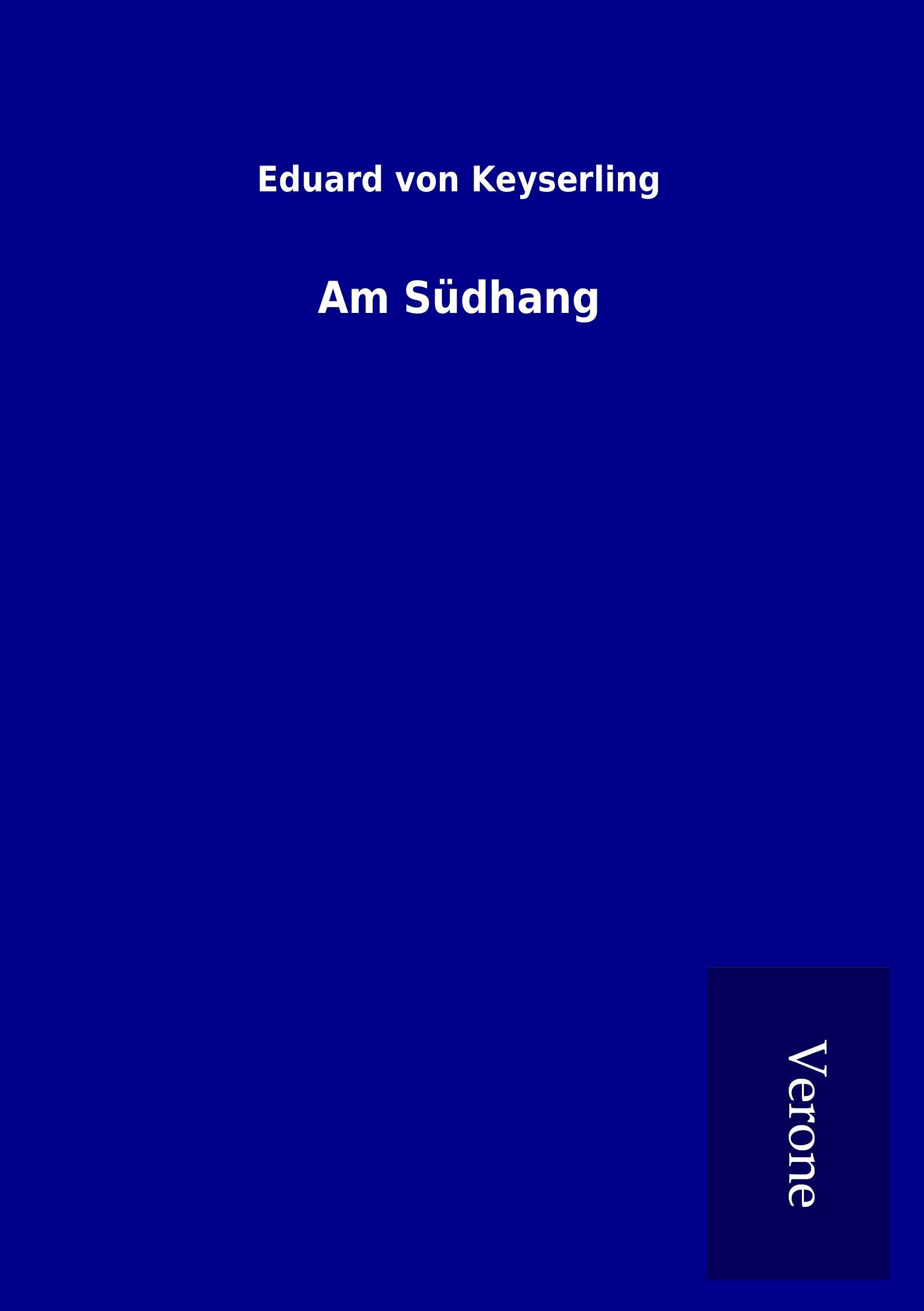 Vorderes Coverbild Am Südhang