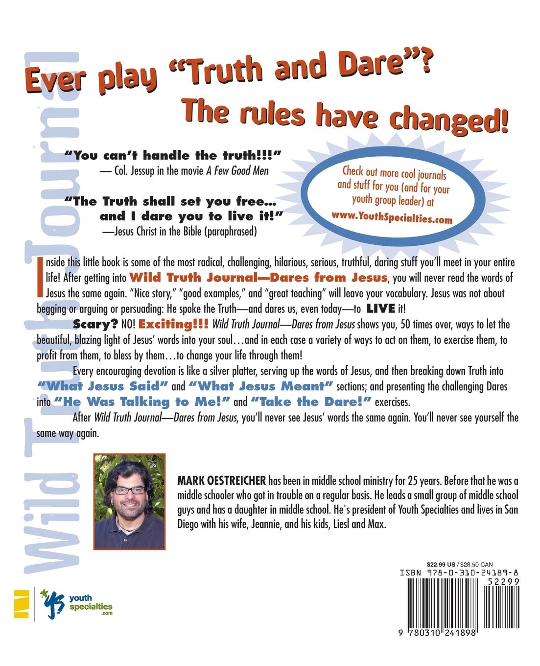 Rückseitencover Dares from Jesus-Wild Truth Journal