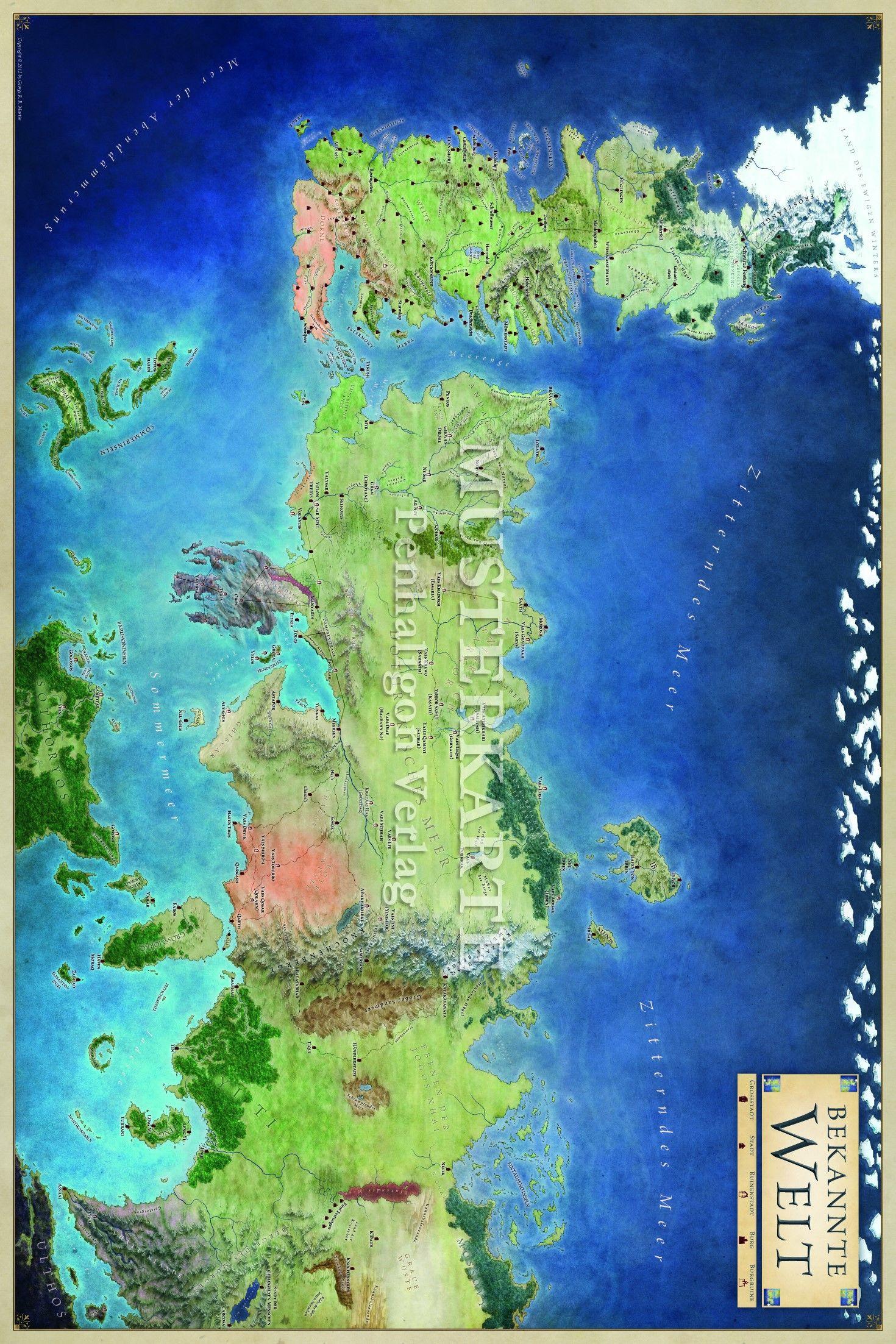 Beispielinhalt (Bild) Die Länder von Eis und Feuer