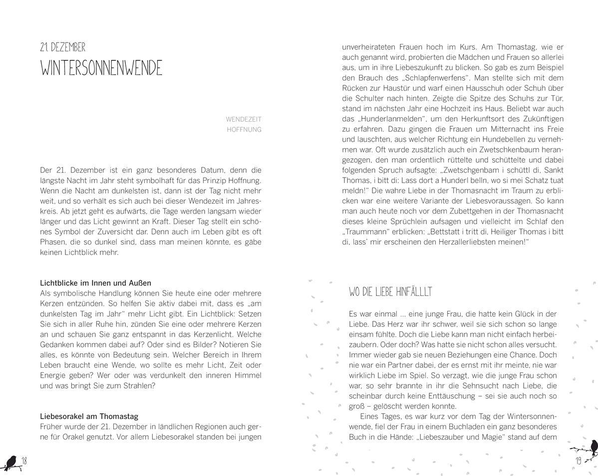 Beispielinhalt (Bild) Mein Raunächtetagebuch