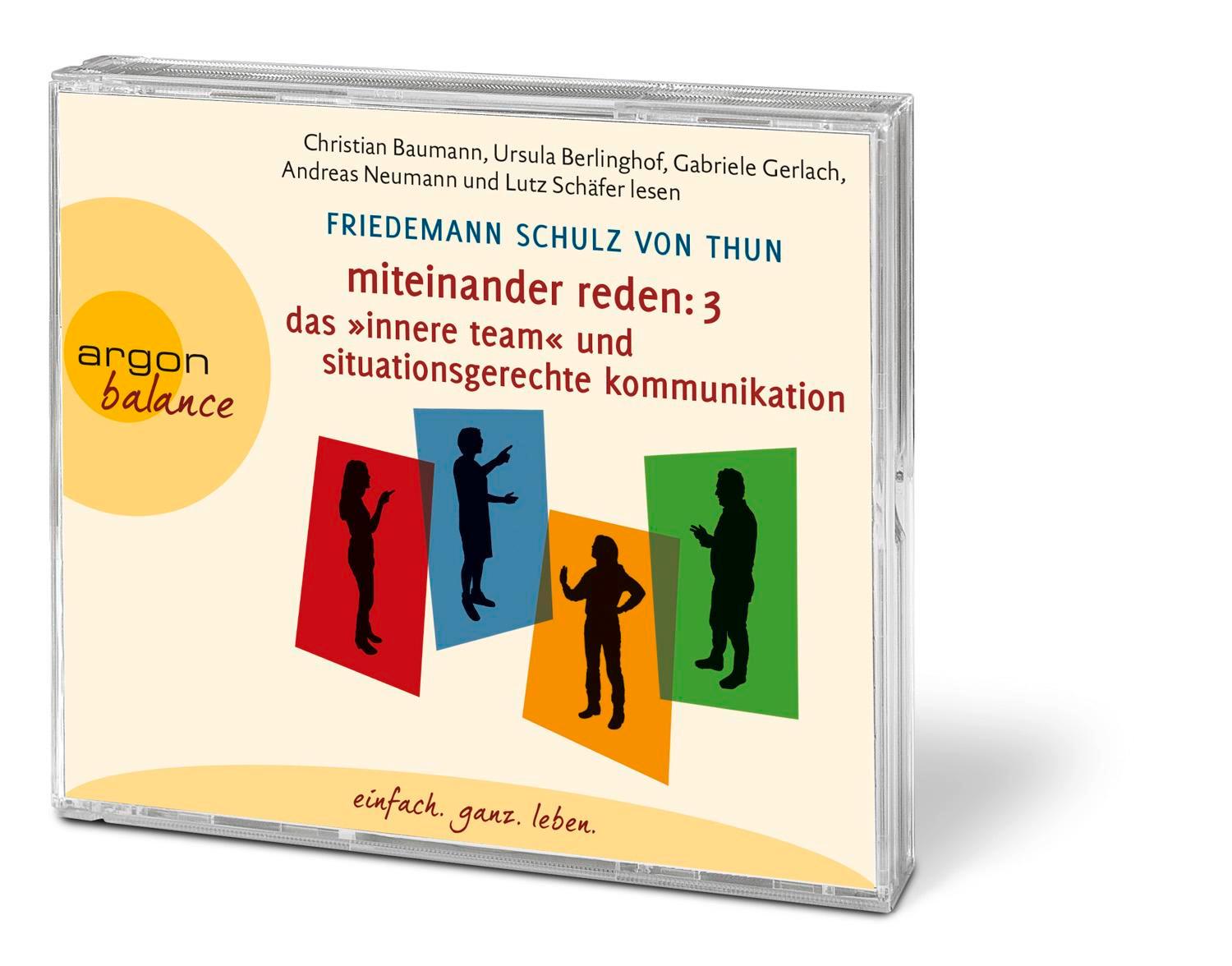 Beispielinhalt (Bild) Miteinander reden Teil 3: Das »Innere Team« und situationsgerechte Kommunikation