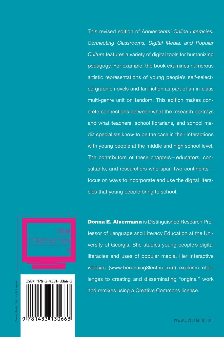 Rückseitencover Adolescents' Online Literacies