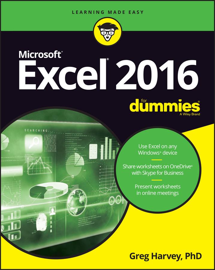 Vorderes Coverbild Excel 2016 For Dummies