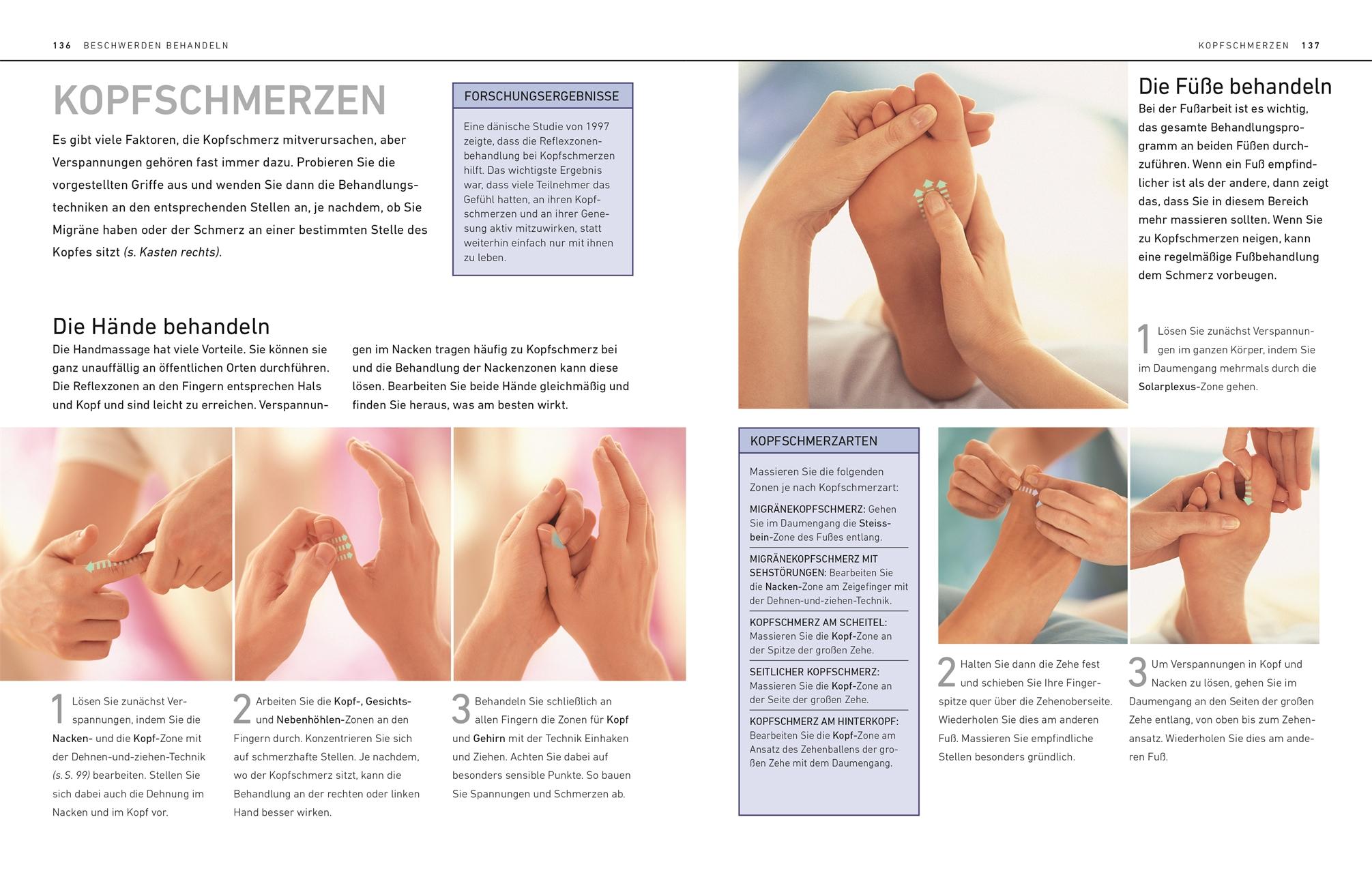 Beispielinhalt (Bild) Reflexzonenmassage