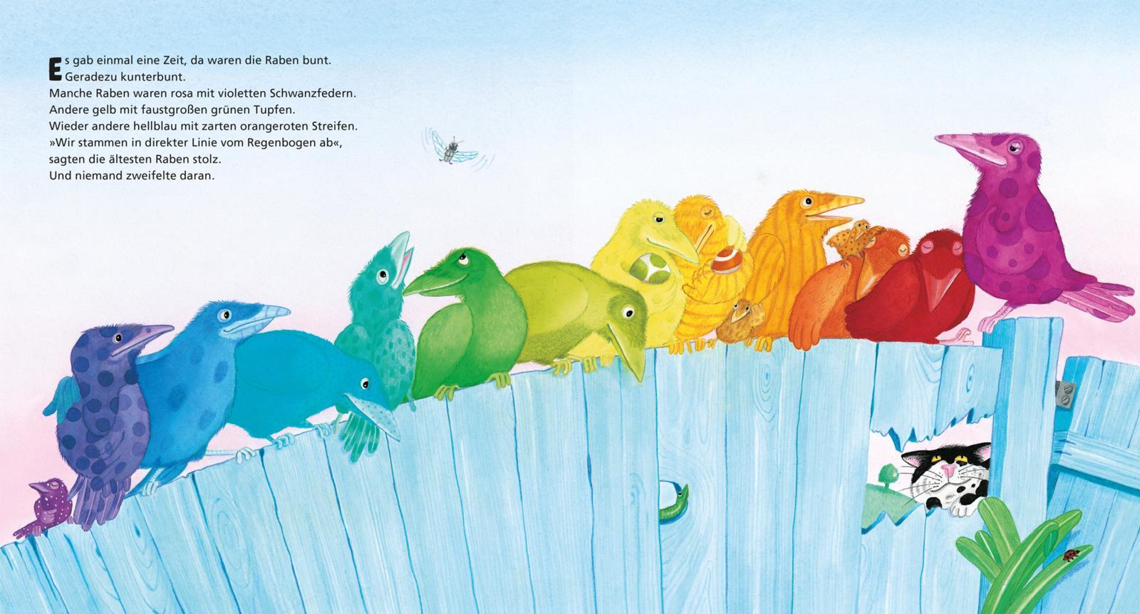 Beispielinhalt (Bild) Als die Raben noch bunt waren