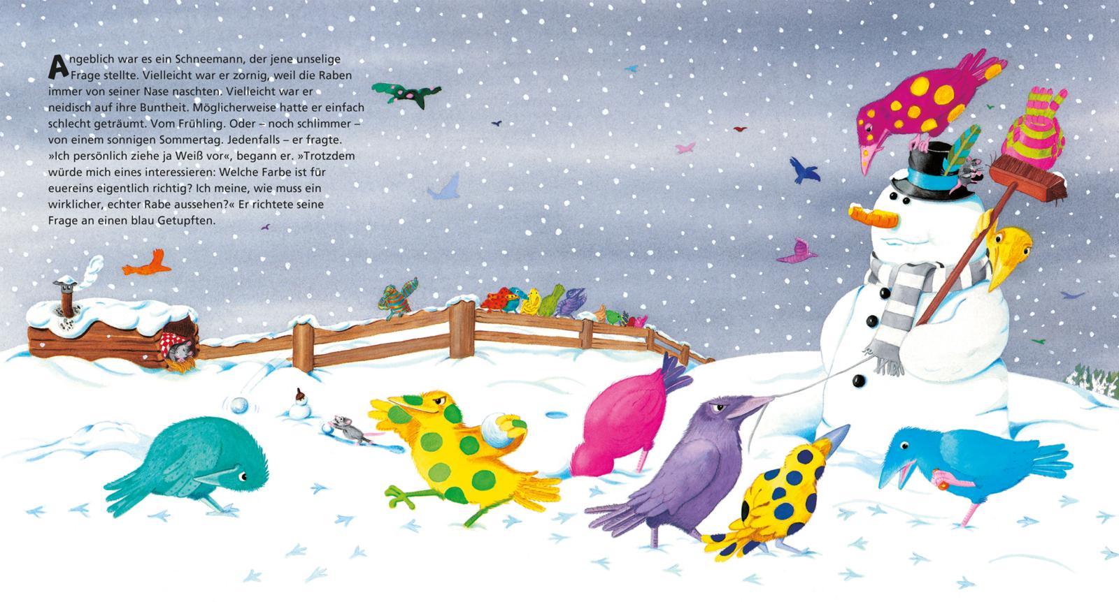 Beispielinhalt (Bild) Als die Raben noch bunt waren