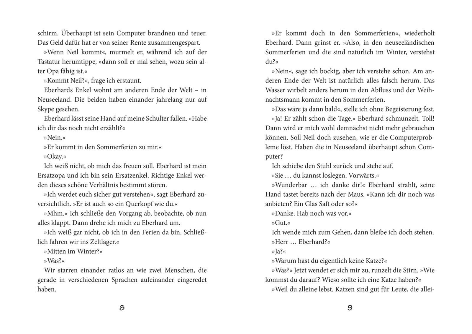 Beispielinhalt (Bild) Die Waschbärensippe, Unser Zeltlagerabenteuer