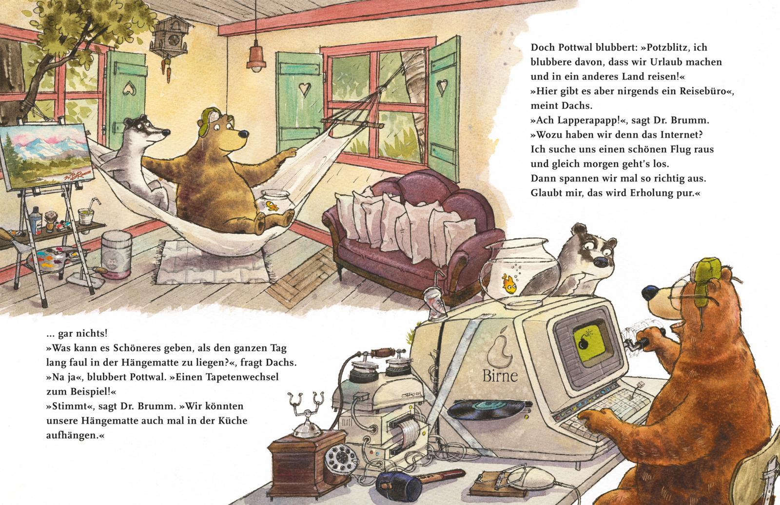 Beispielinhalt (Bild) Dr. Brumm auf Hula Hula