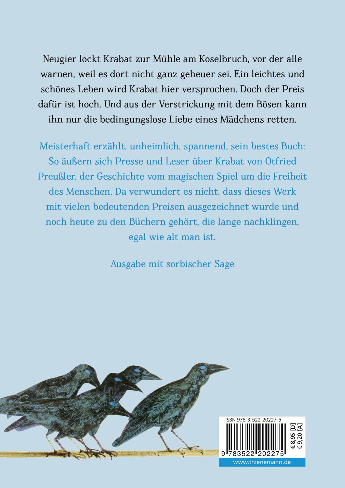 Rückseitencover Krabat - Roman