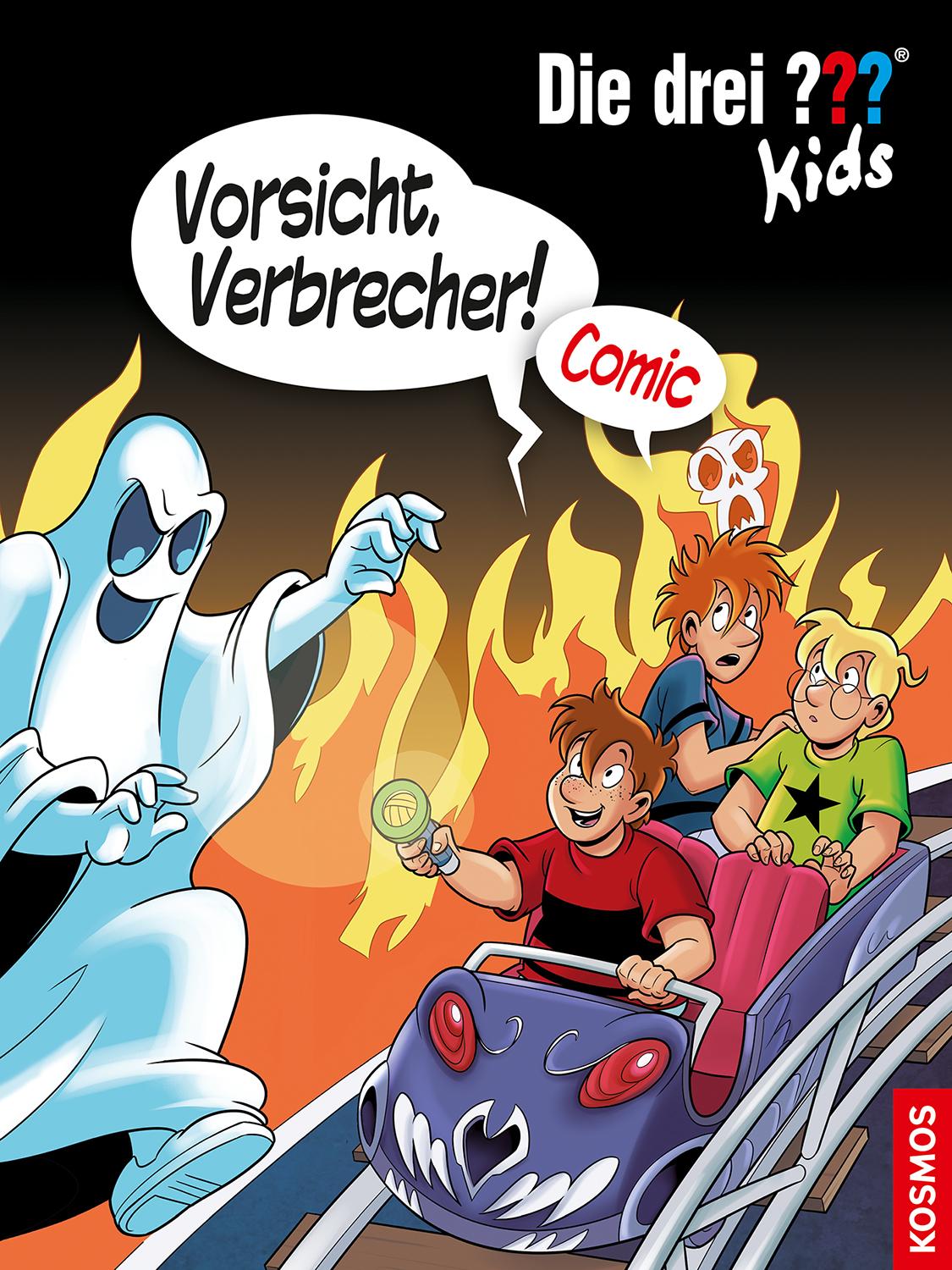 Vorderes Coverbild Die drei ??? Kids. Vorsicht, Verbrecher! (drei Fragezeichen)