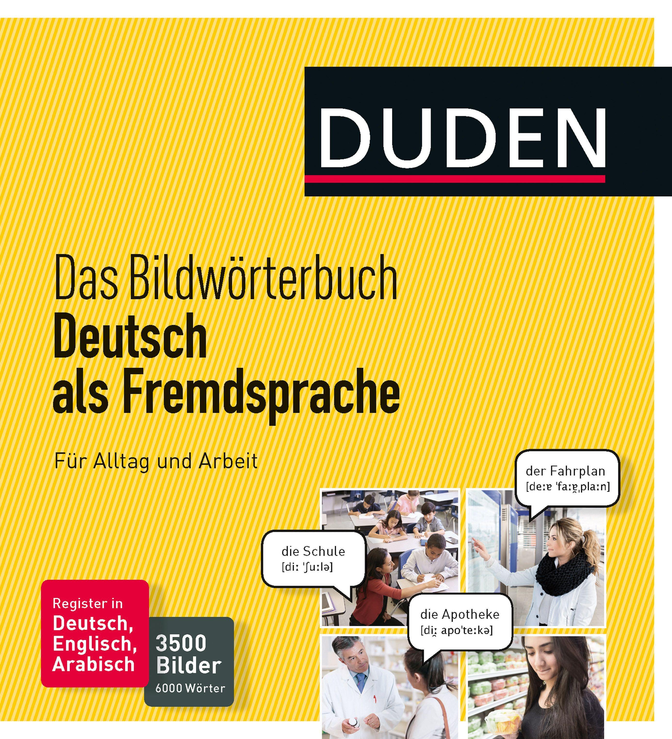 Vorderes Coverbild Duden - Das Bildwörterbuch Deutsch als Fremdsprache. Für Alltag und Arbeit