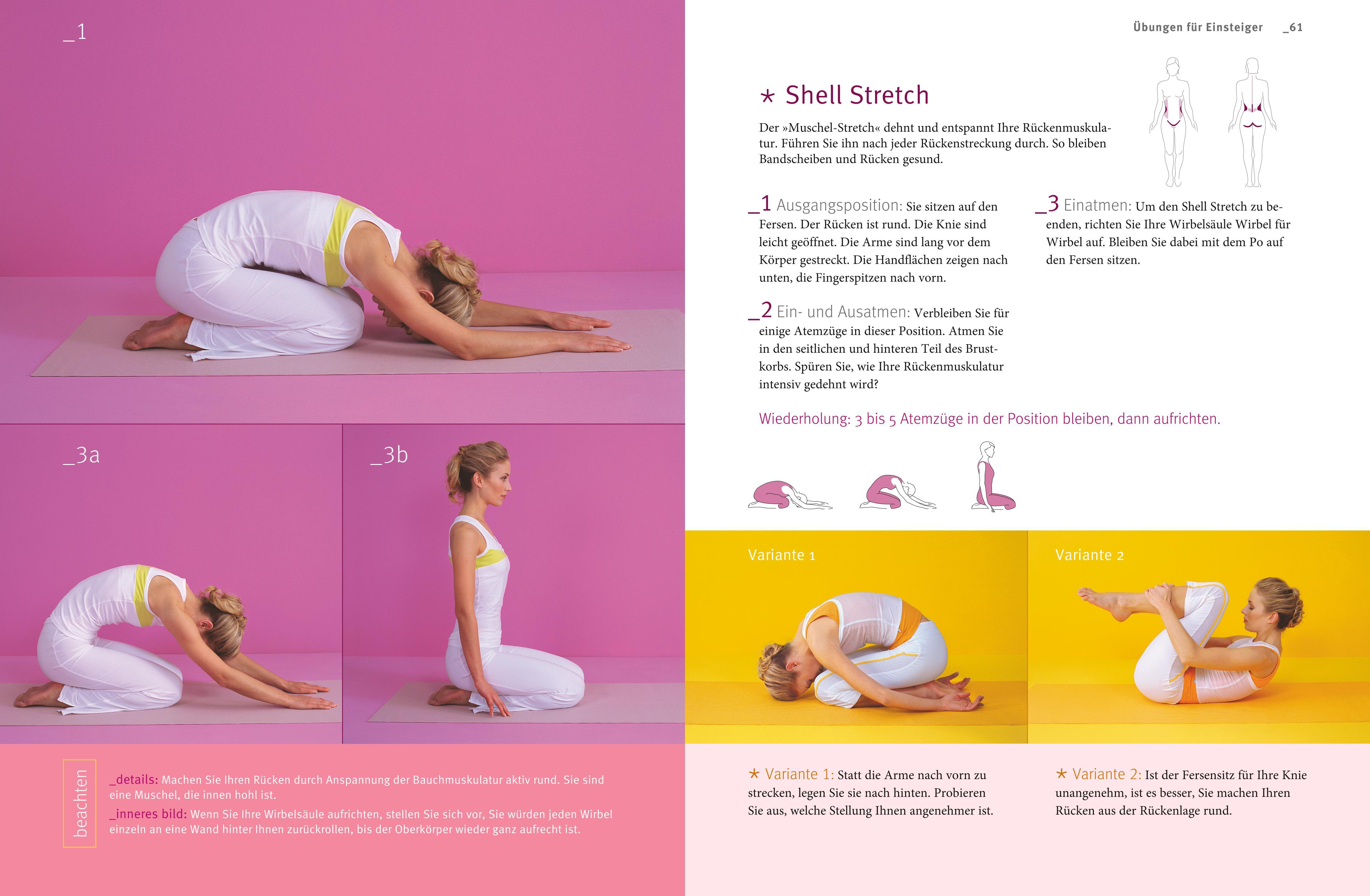 Beispielinhalt (Bild) Das große Pilates-Buch