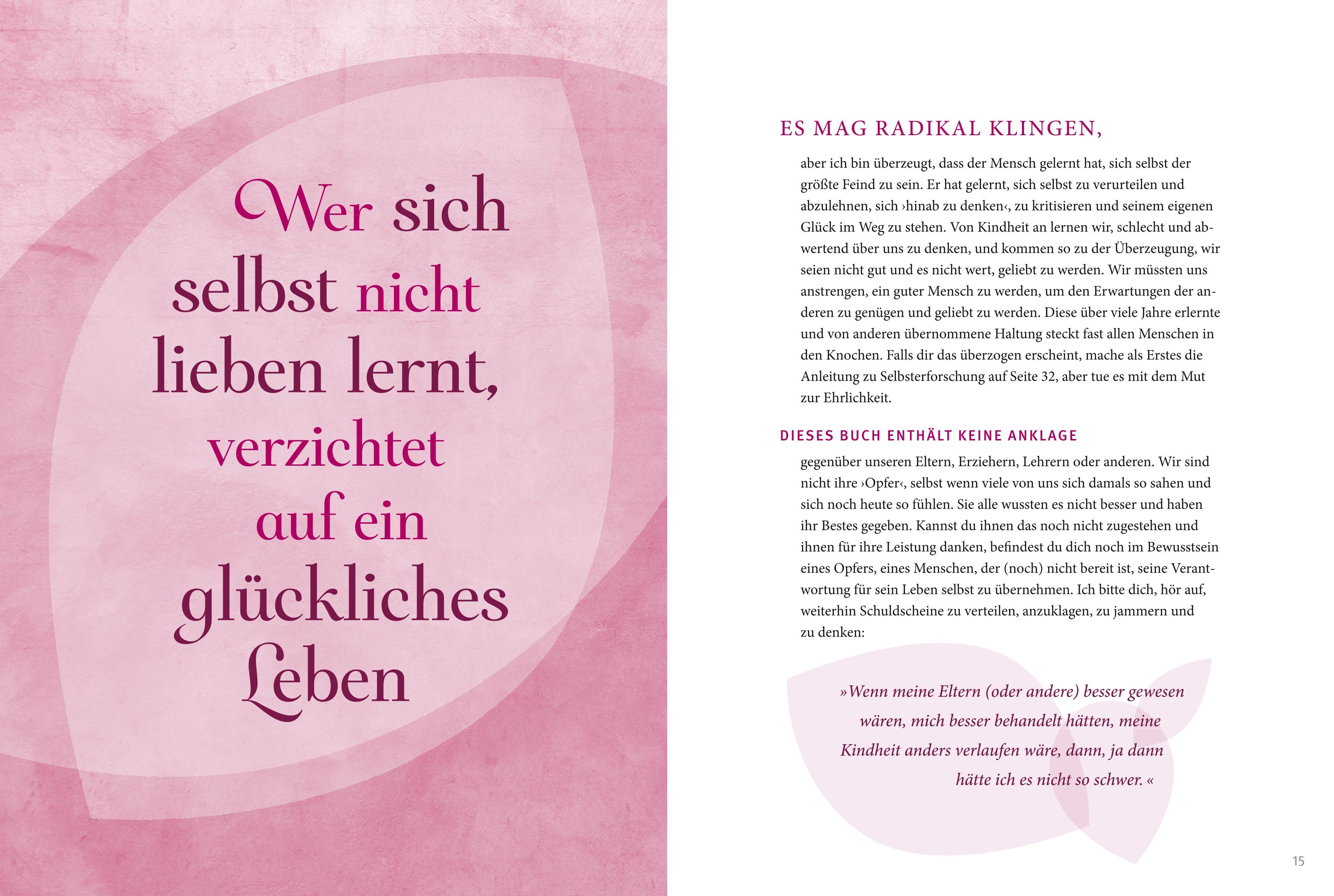 Beispielinhalt (Bild) Dein Weg zur Selbstliebe