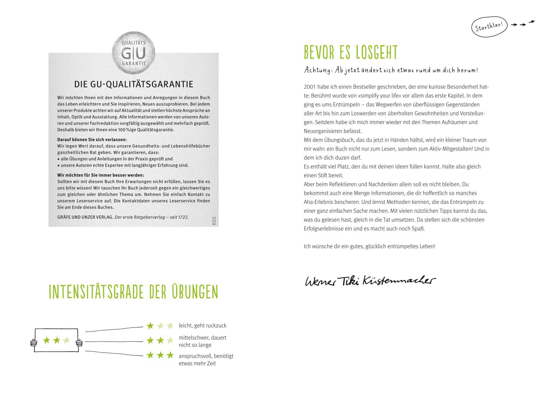 Beispielinhalt (Bild) Entrümpeln