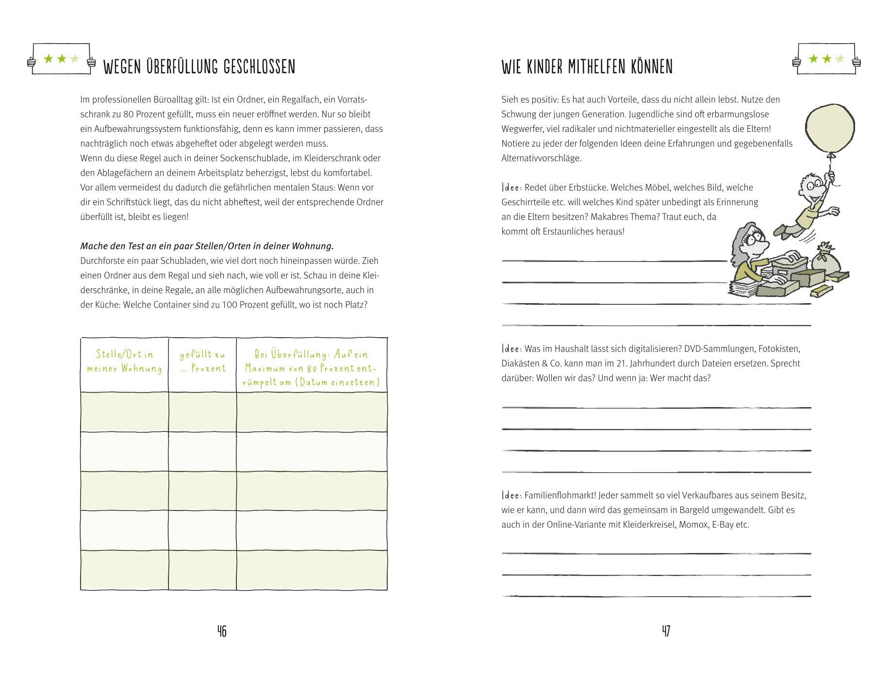 Beispielinhalt (Bild) Entrümpeln